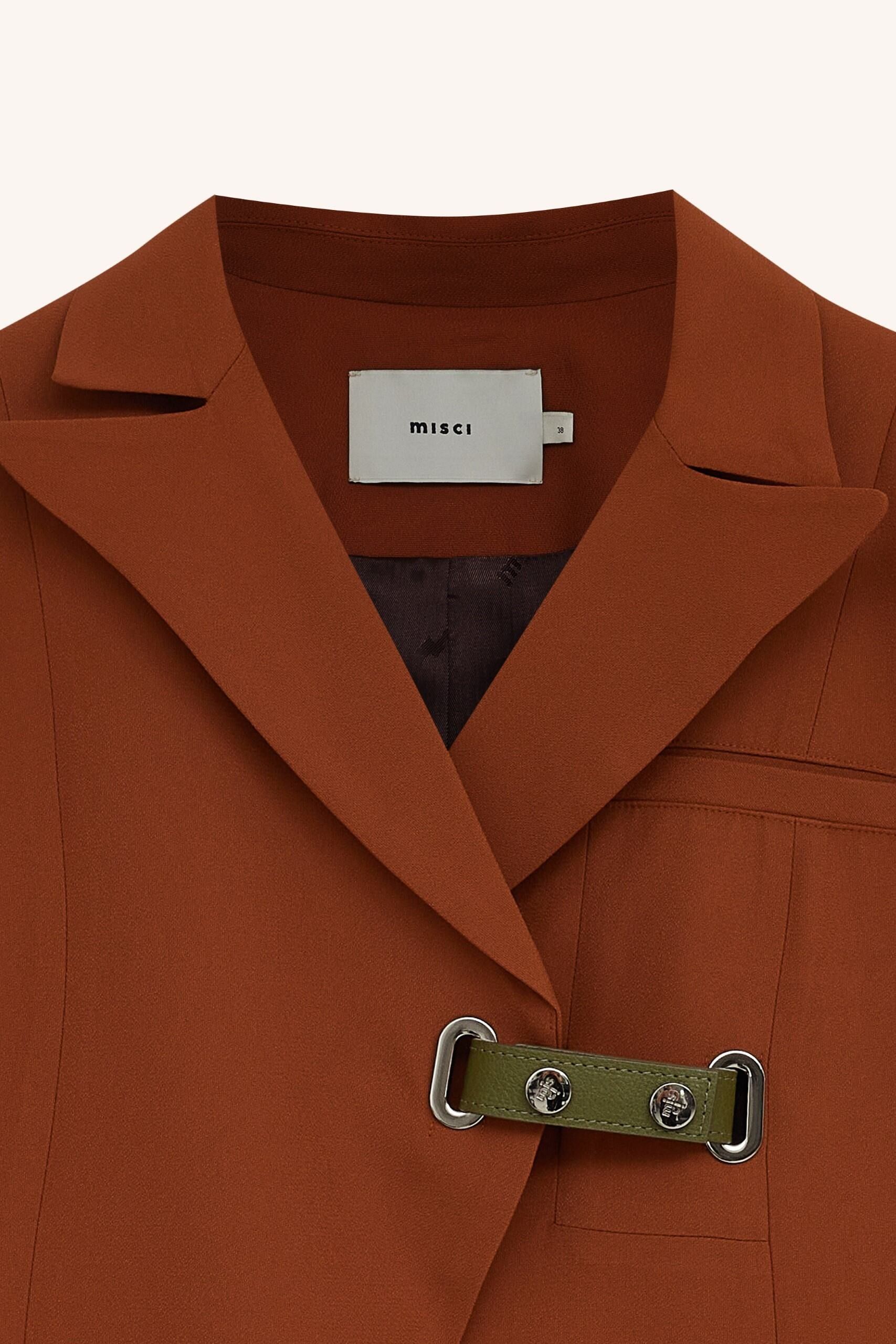 BLAZER CENA CREPE TERRACOTA | CENA CREPE BLAZER  TERRACOTTA