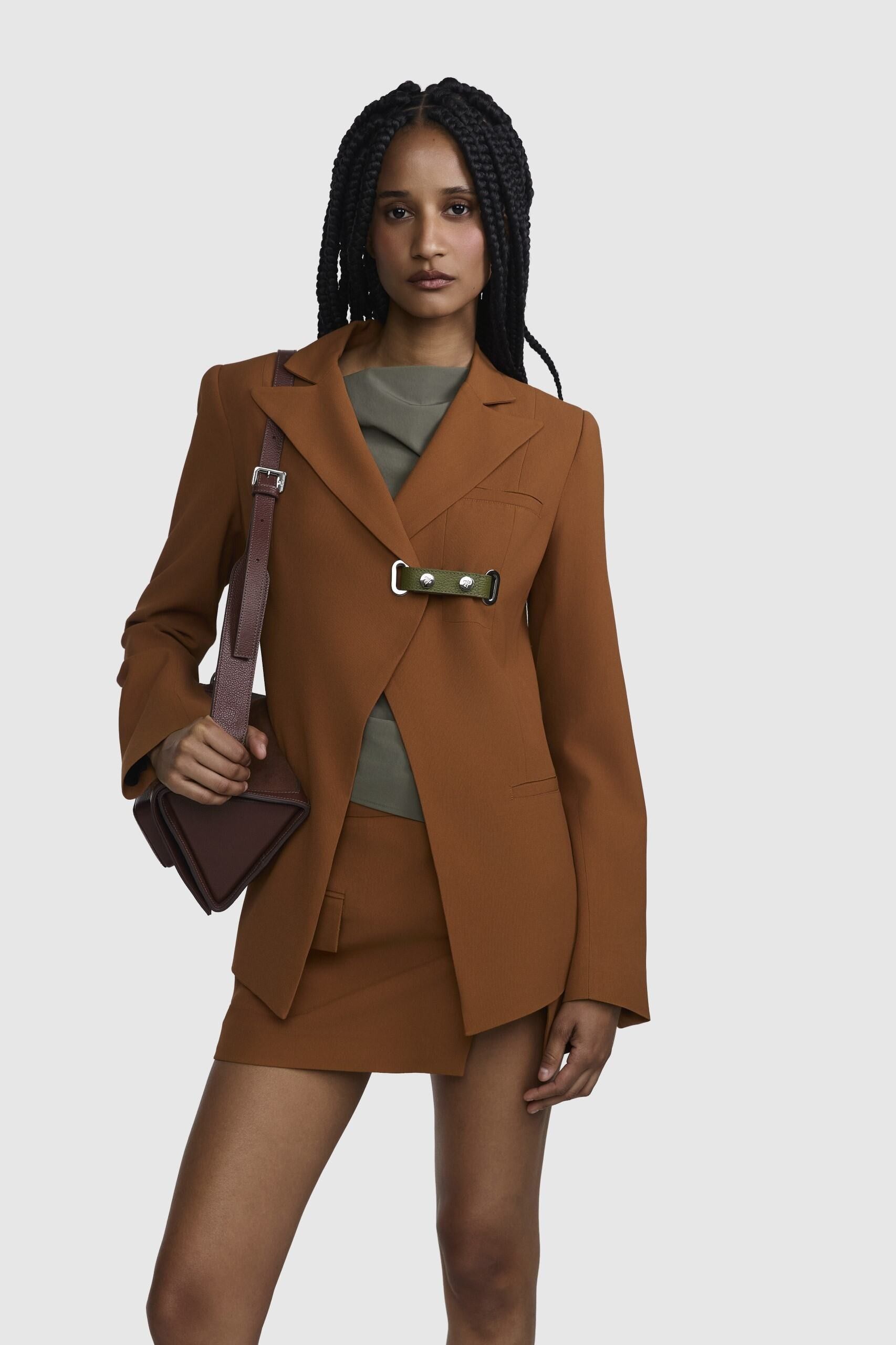 BLAZER CENA CREPE TERRACOTA | CENA CREPE BLAZER  TERRACOTTA
