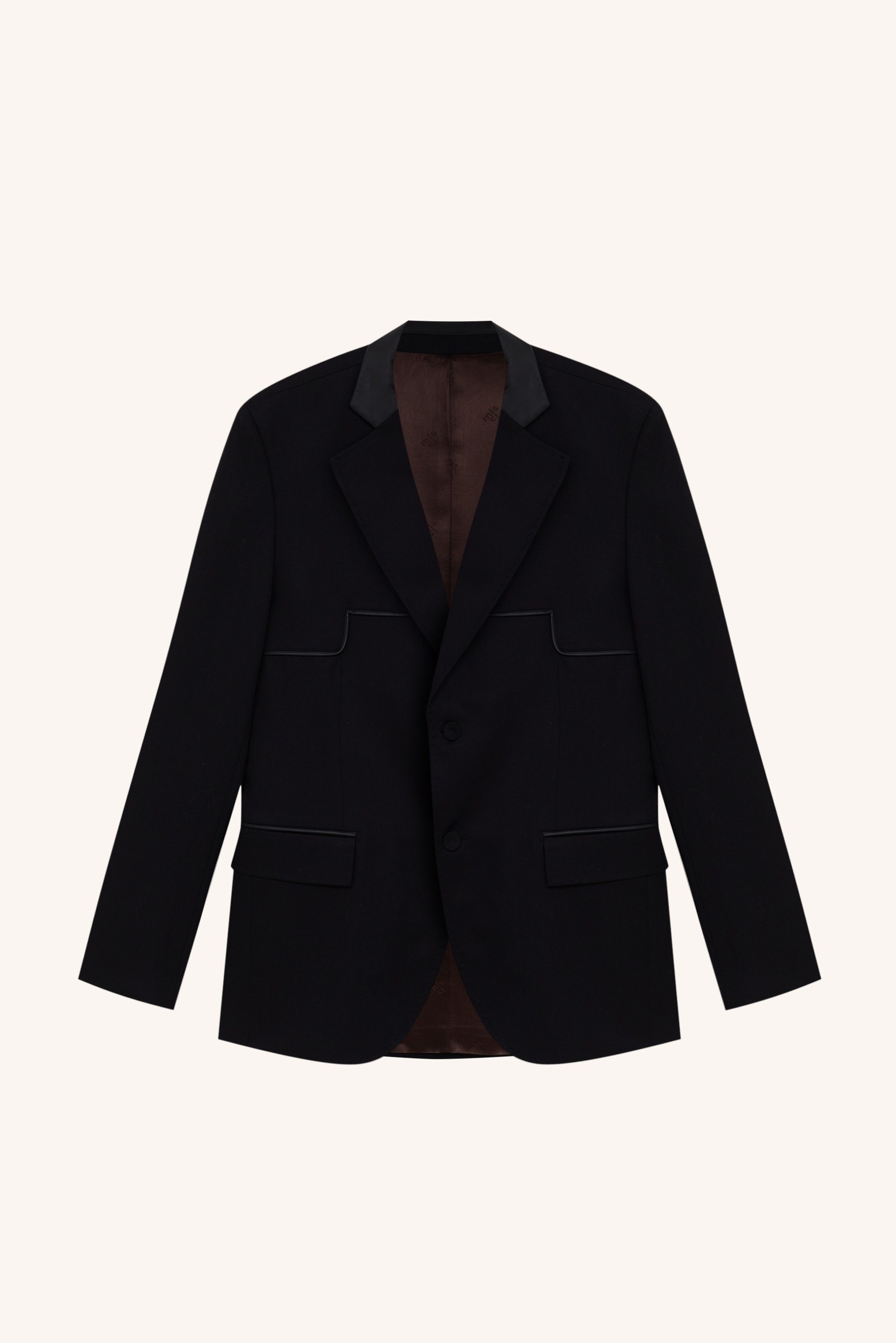 BLAZER ÍCONE LÃ FRIA PRETO | ÍCONE COOL WOOL BLACK BLAZER