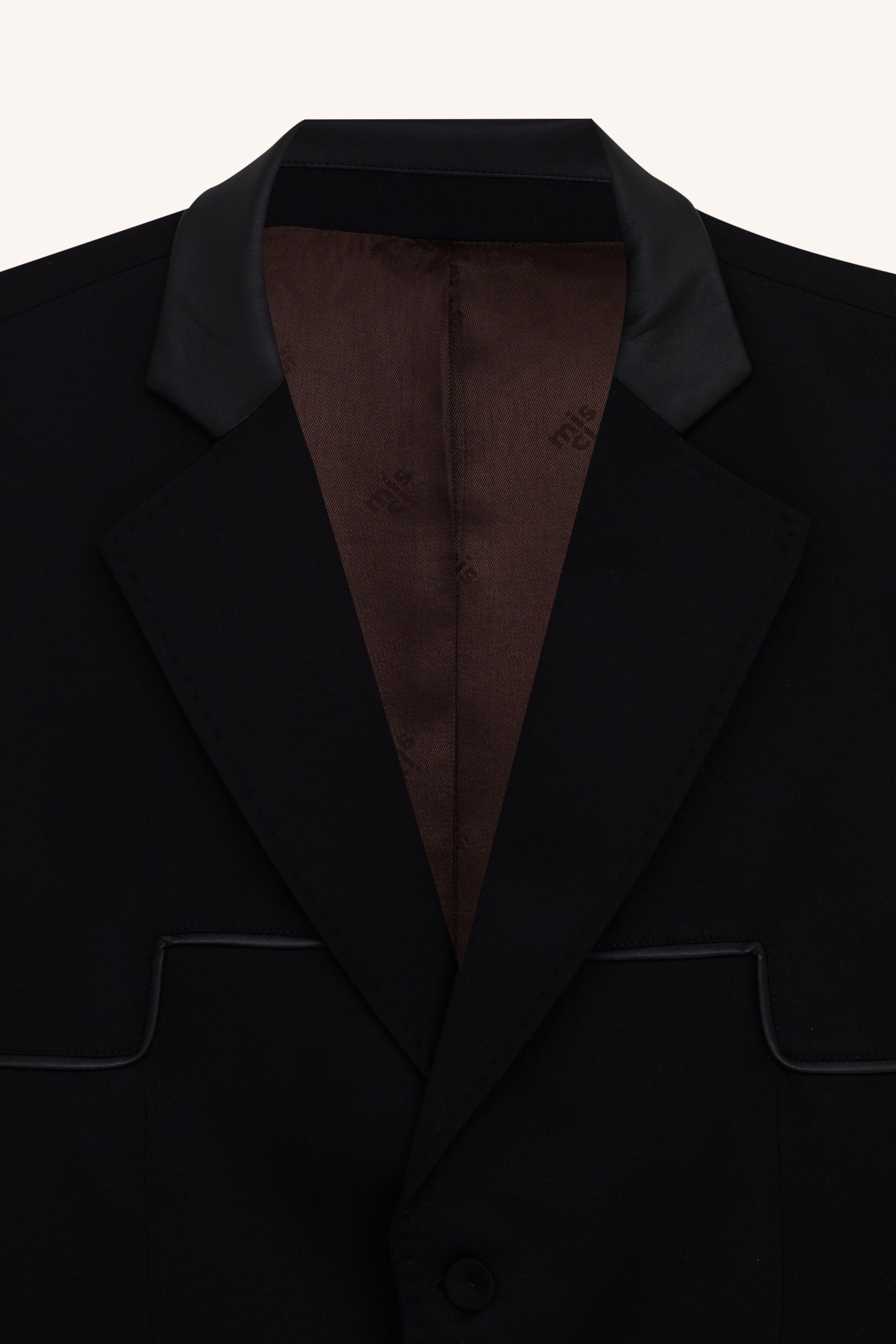 BLAZER ÍCONE LÃ FRIA PRETO | ÍCONE COOL WOOL BLACK BLAZER