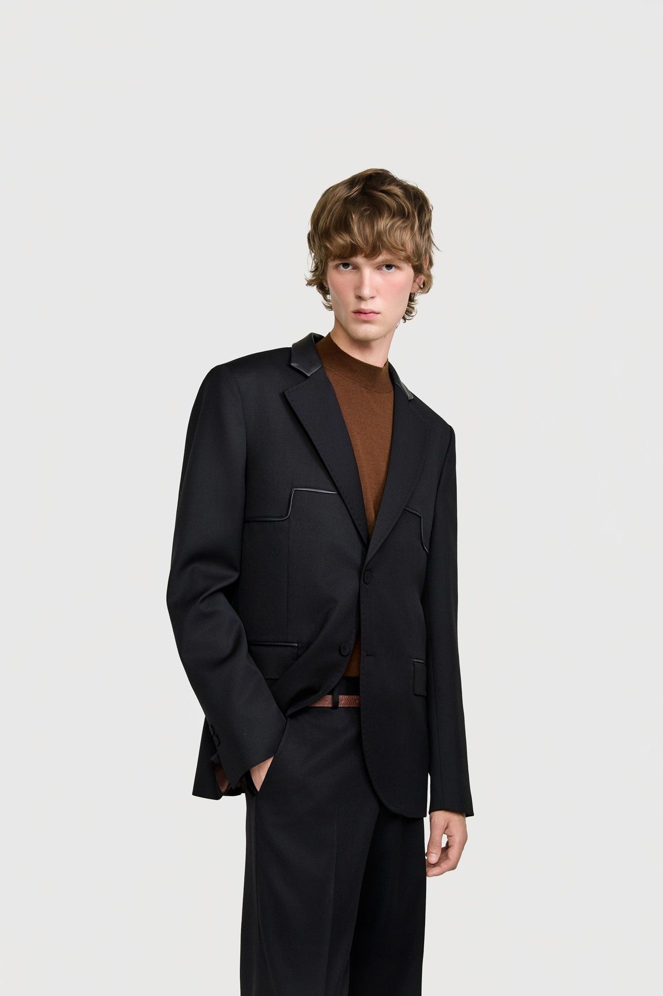 BLAZER ÍCONE LÃ FRIA PRETO | ÍCONE COOL WOOL BLACK BLAZER