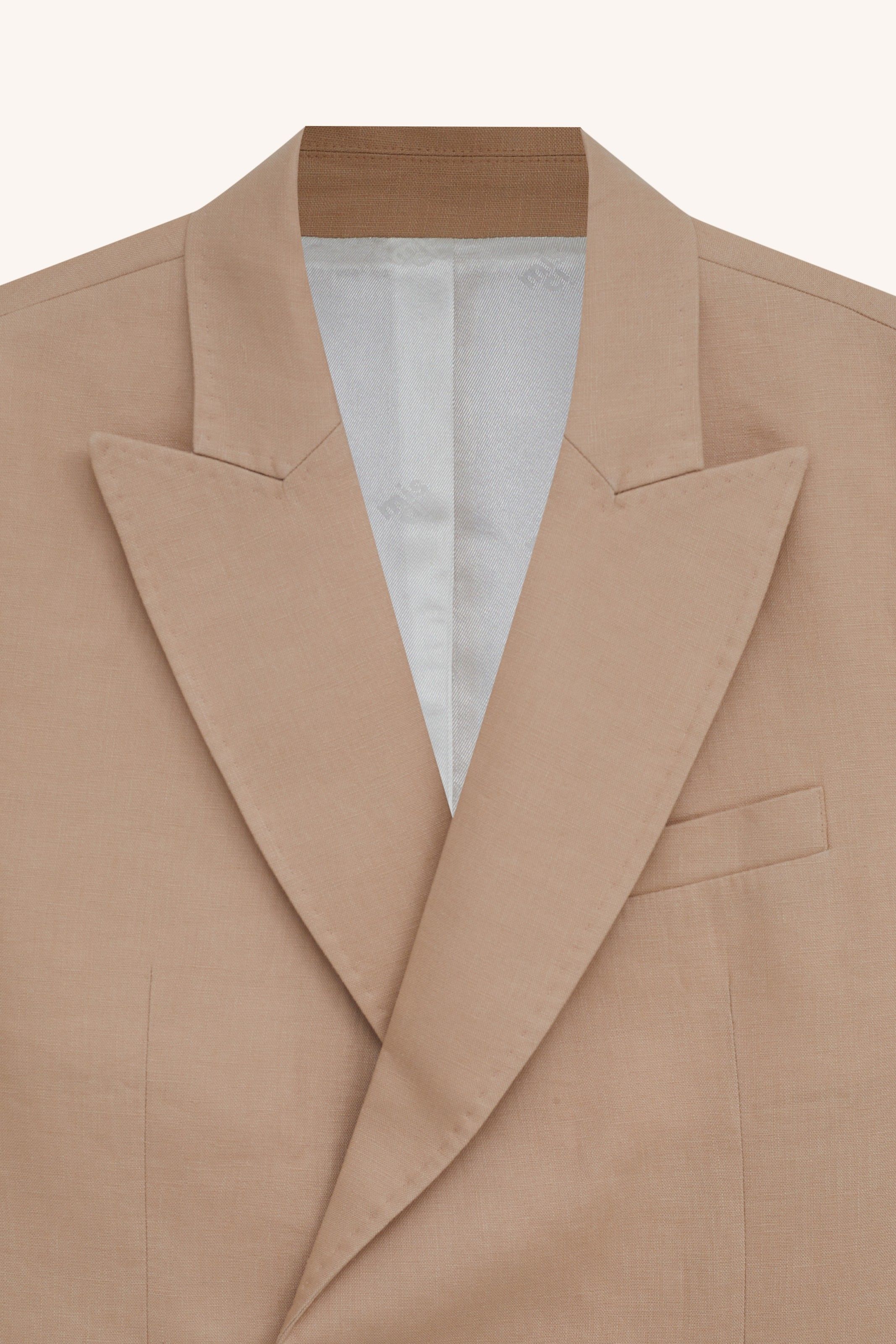 BLAZER ESTEVES LINHO CARAMELO| ESTEVES LINEN CARAMEL BLAZER
