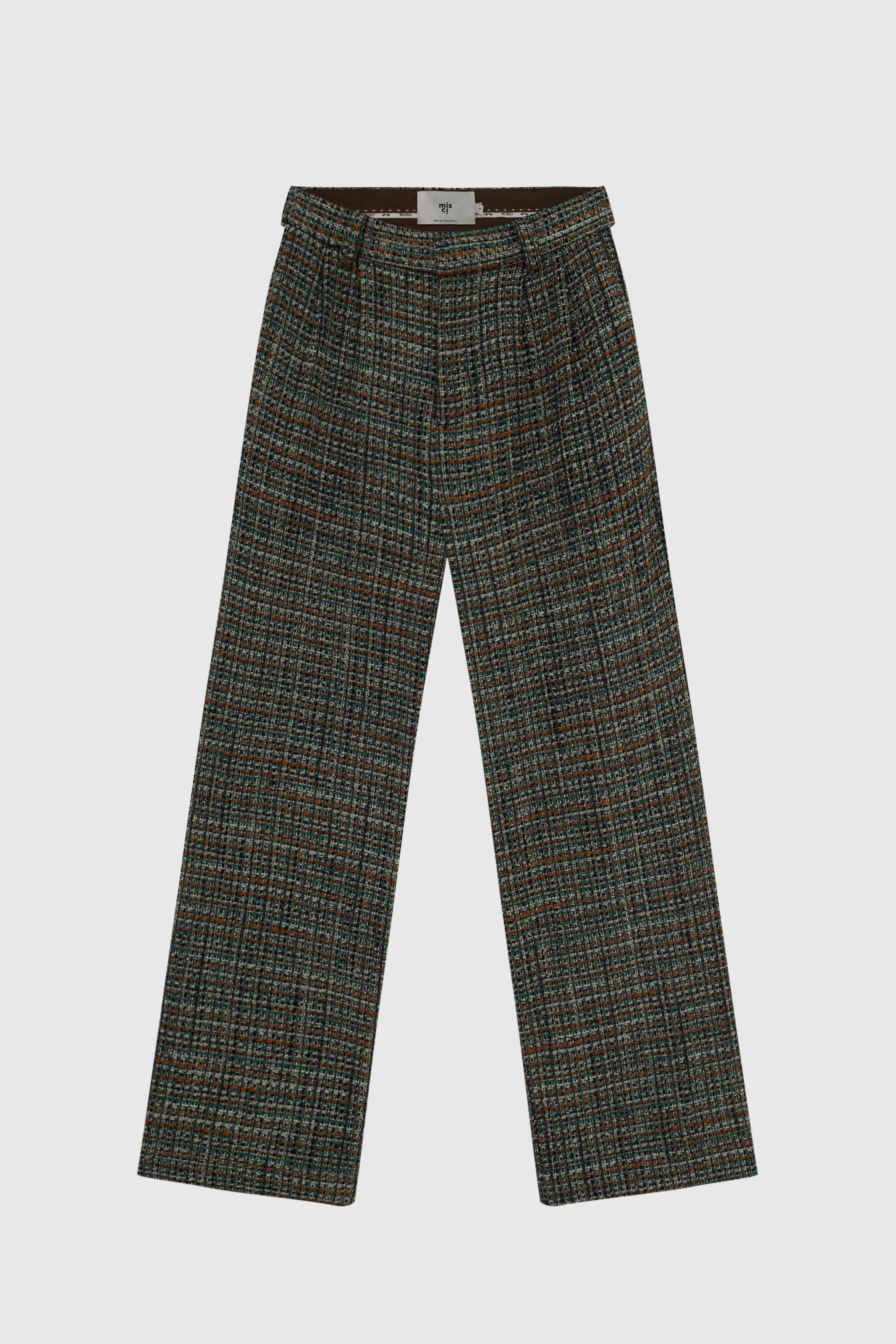 CALÇA TREVO TWEED VERDE | TREVO GREEN TWEED PANTS