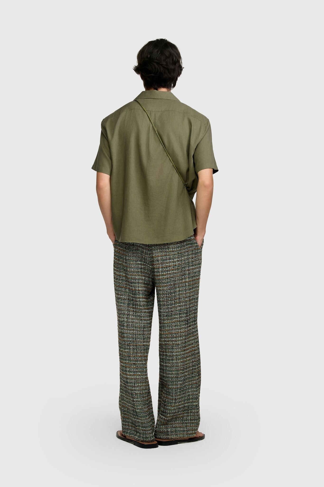 CALÇA TREVO TWEED VERDE | TREVO GREEN TWEED PANTS