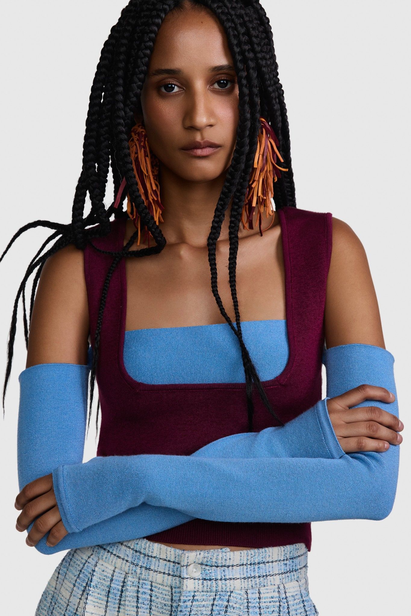BLUSA LEILA VINHO | WINE LEILA BLOUSE