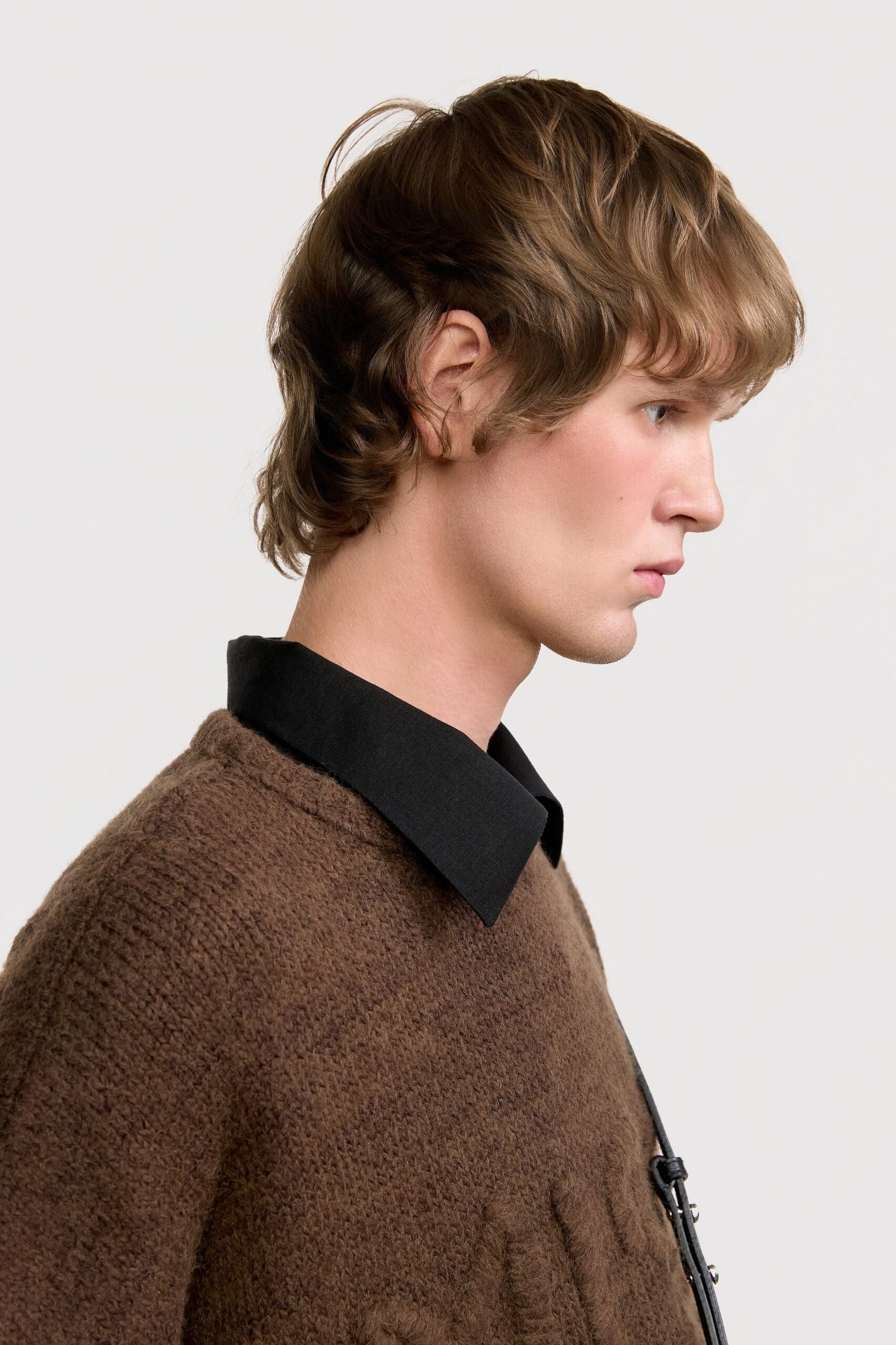 SUÉTER TRANÇA MARROM | BROWN TRANÇA SWEATER