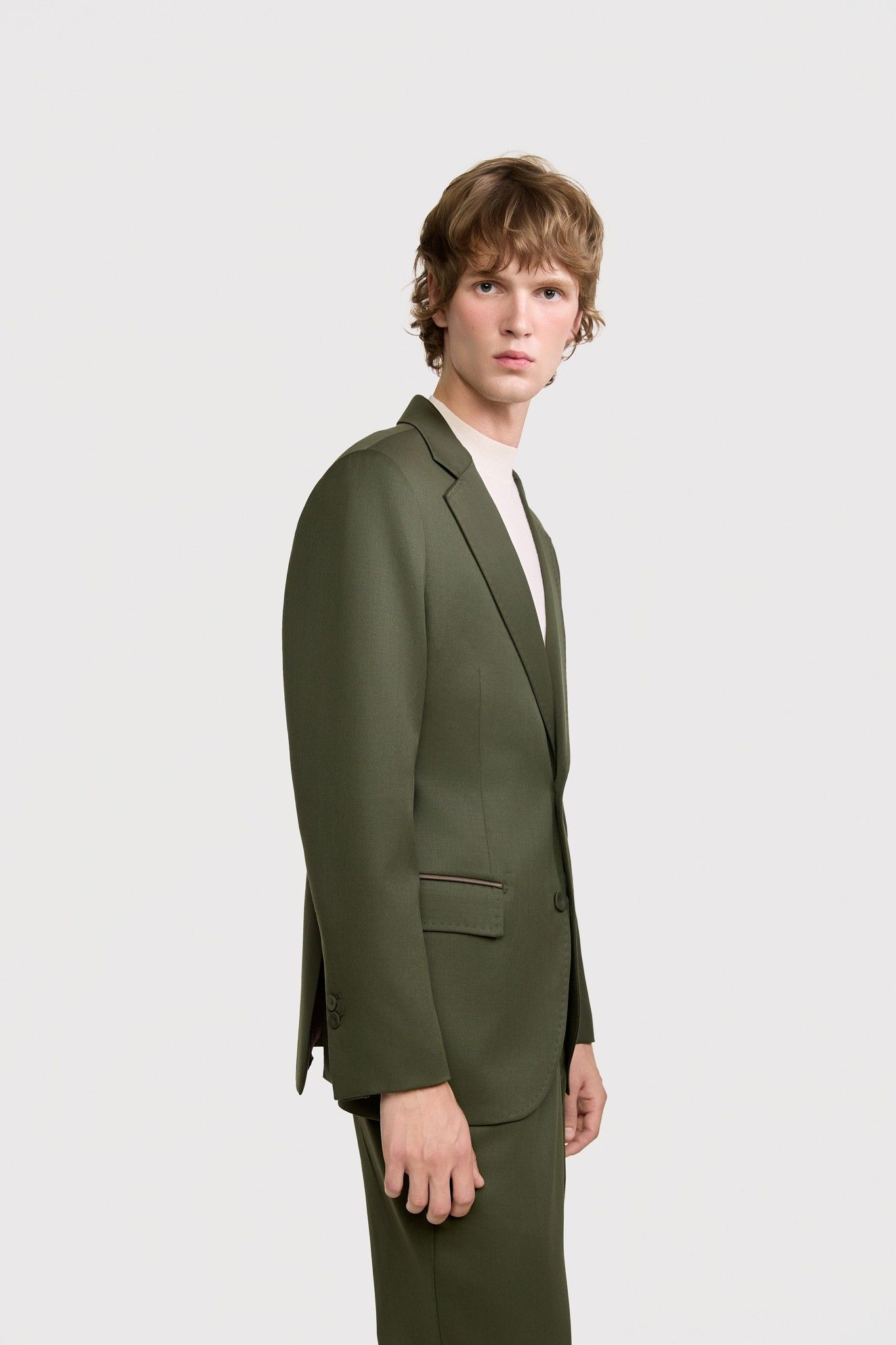 BLAZER GLAUBER LÃ FRIA VERDE | GREEN GLAUBER COOL WOOL BLAZER