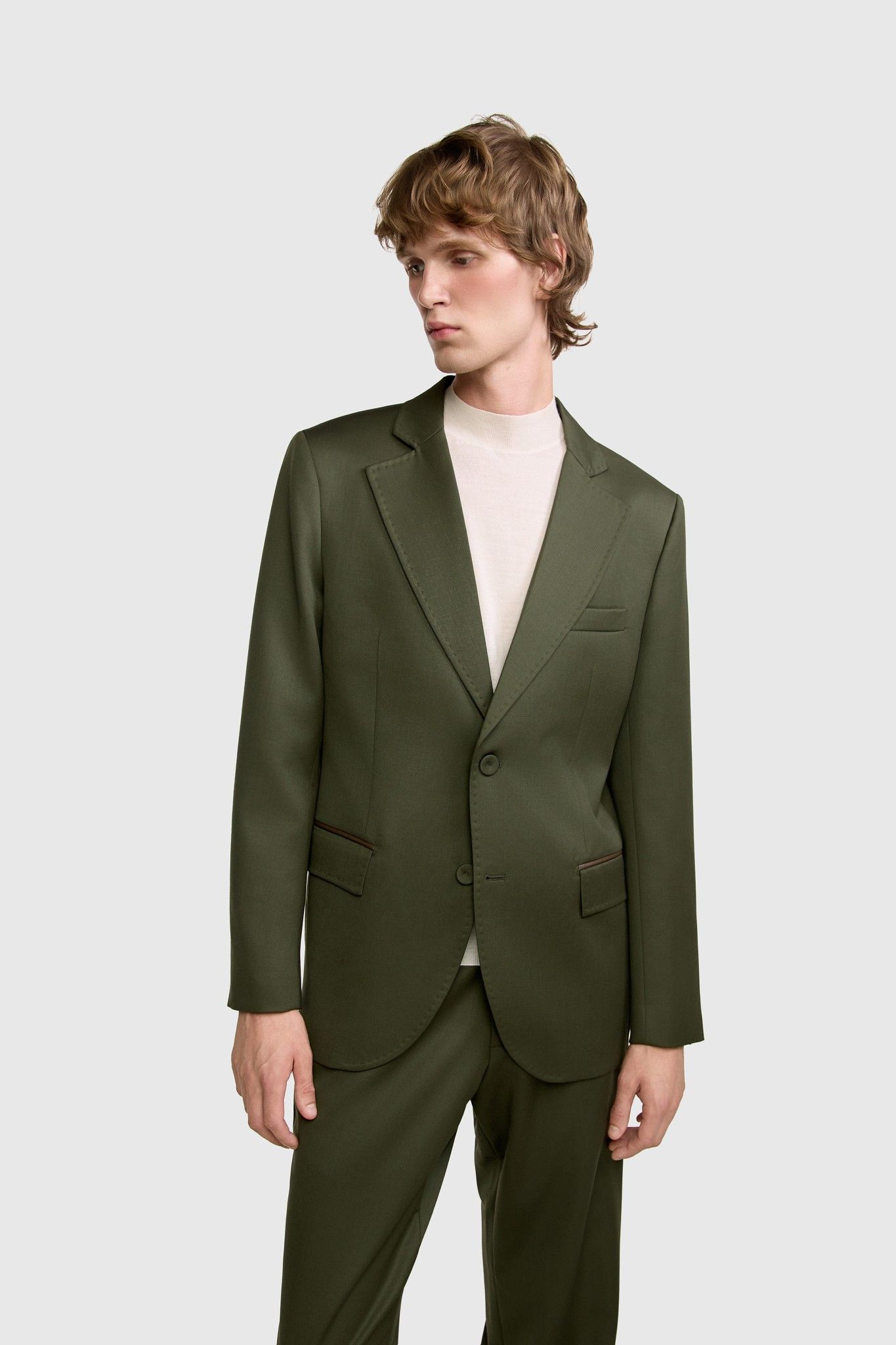 BLAZER GLAUBER LÃ FRIA VERDE | GREEN GLAUBER COOL WOOL BLAZER
