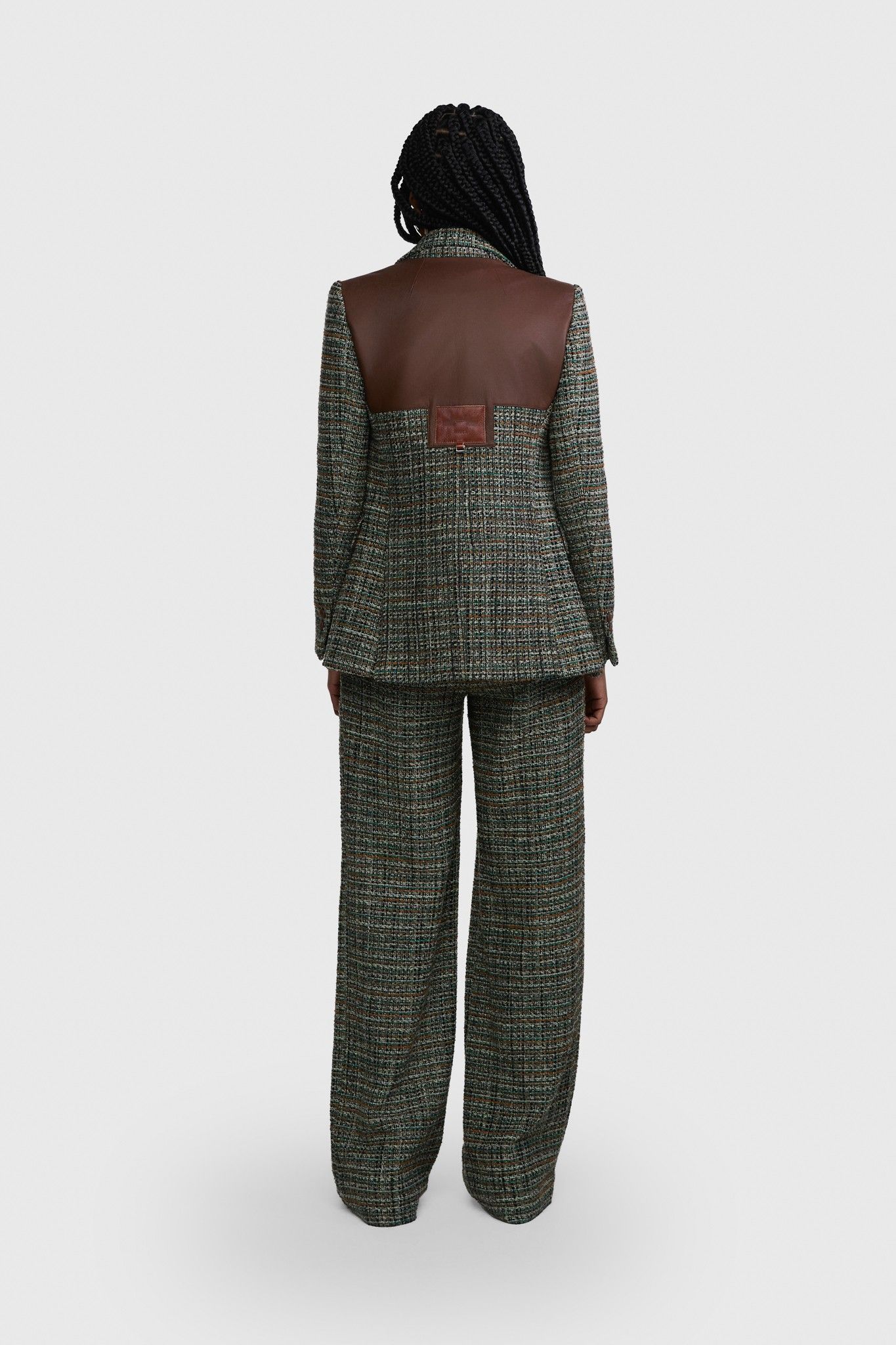 BLAZER HELENA TWEED VERDE | GREEN HELENA TWEED BLAZER