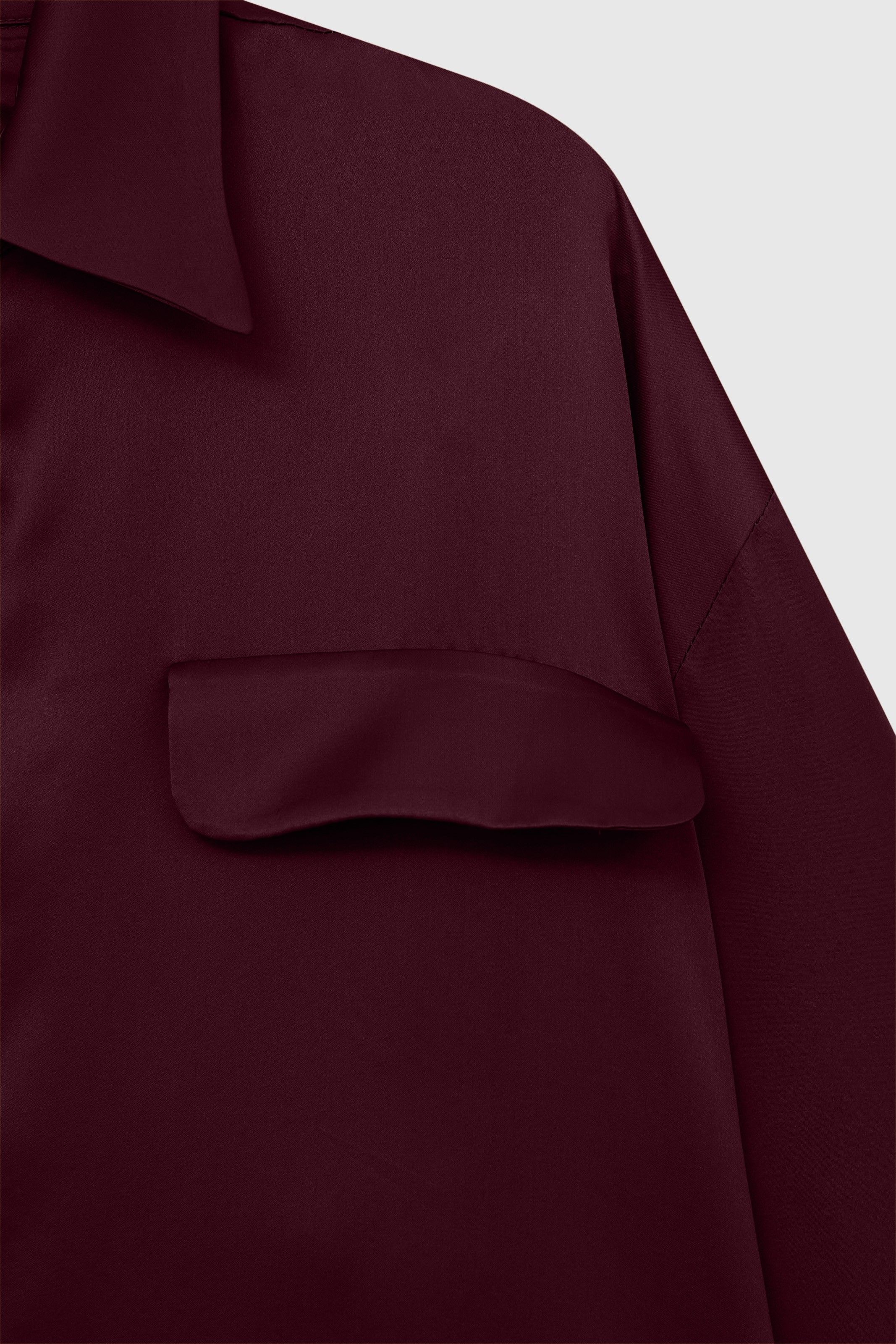 CAMISA MANGA LONGA ALICE SEDA VINHO | WINE ALICE LONG SLEEVED SHIRT SILK
