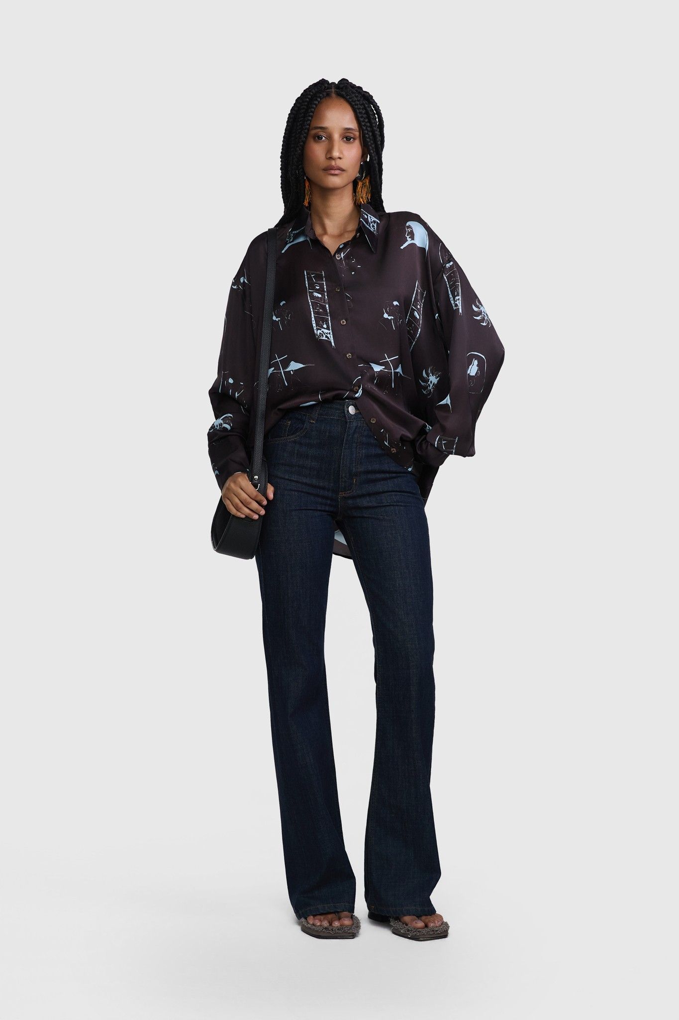 CAMISA MANGA LONGA HELENA SEDA CINEMA CAFÉ | CINEMA COFFEE HELENA SILK LONG SLEEVE SHIRT