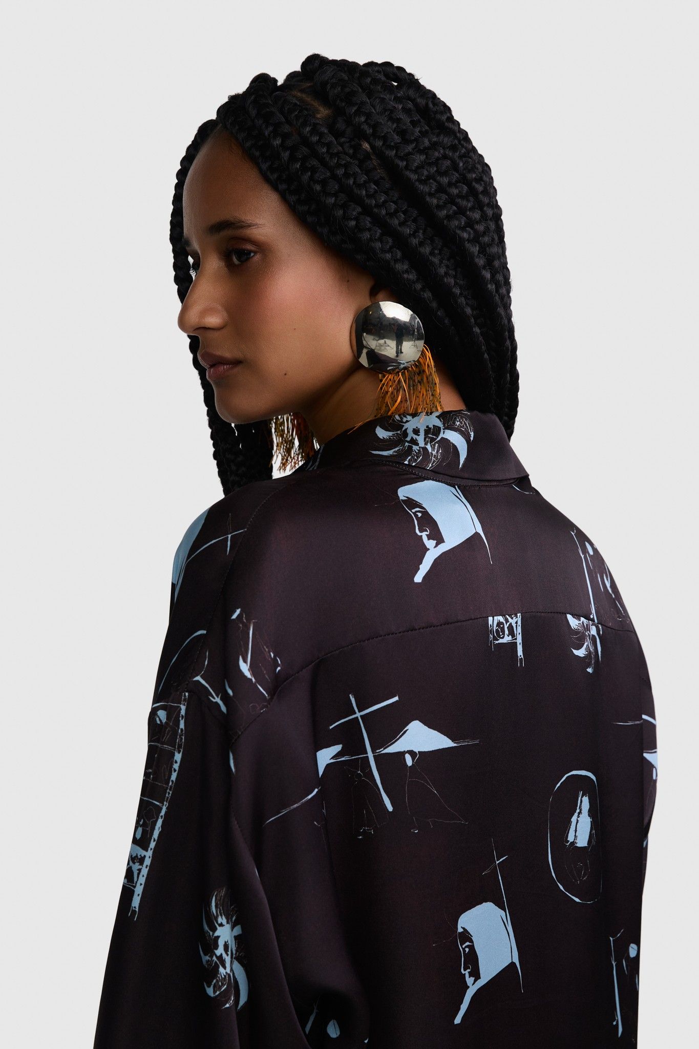CAMISA MANGA LONGA HELENA SEDA CINEMA CAFÉ | CINEMA COFFEE HELENA SILK LONG SLEEVE SHIRT
