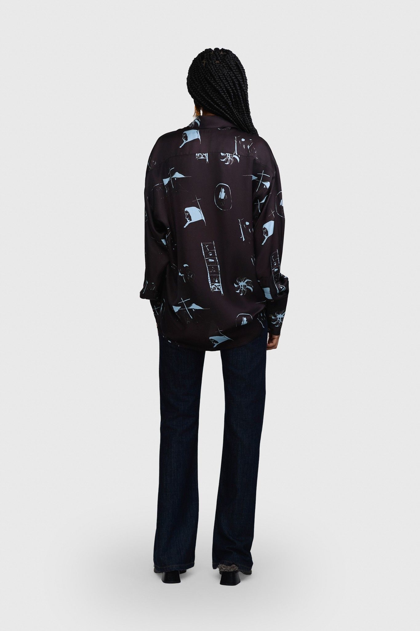 CAMISA MANGA LONGA HELENA SEDA CINEMA CAFÉ | CINEMA COFFEE HELENA SILK LONG SLEEVE SHIRT