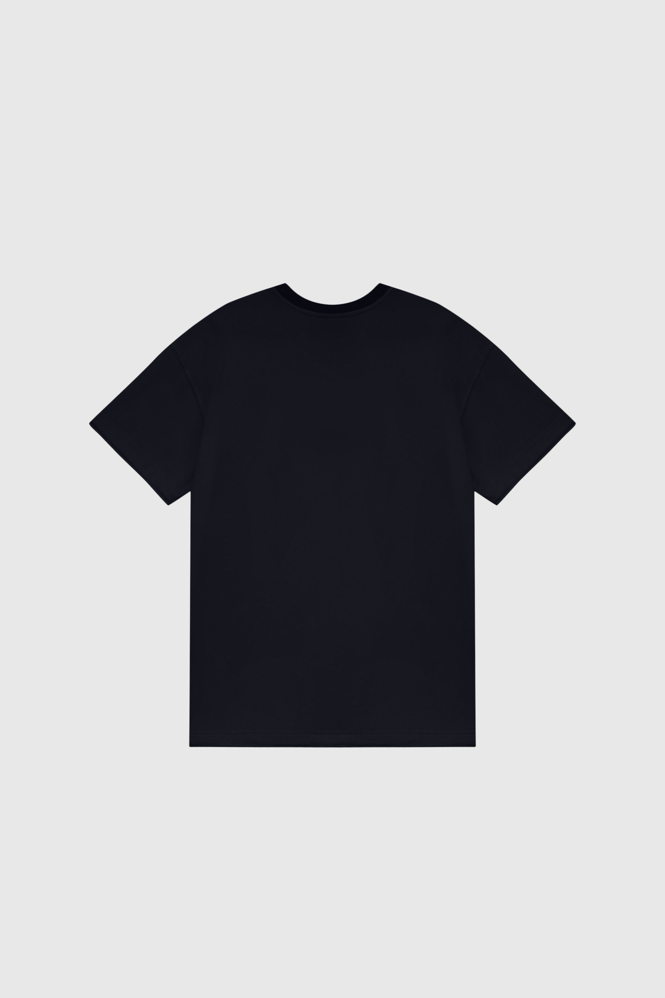 CAMISETA ETIQUETA MARINHO PRETO | BLACK NAVY ETIQUETA SHIRT