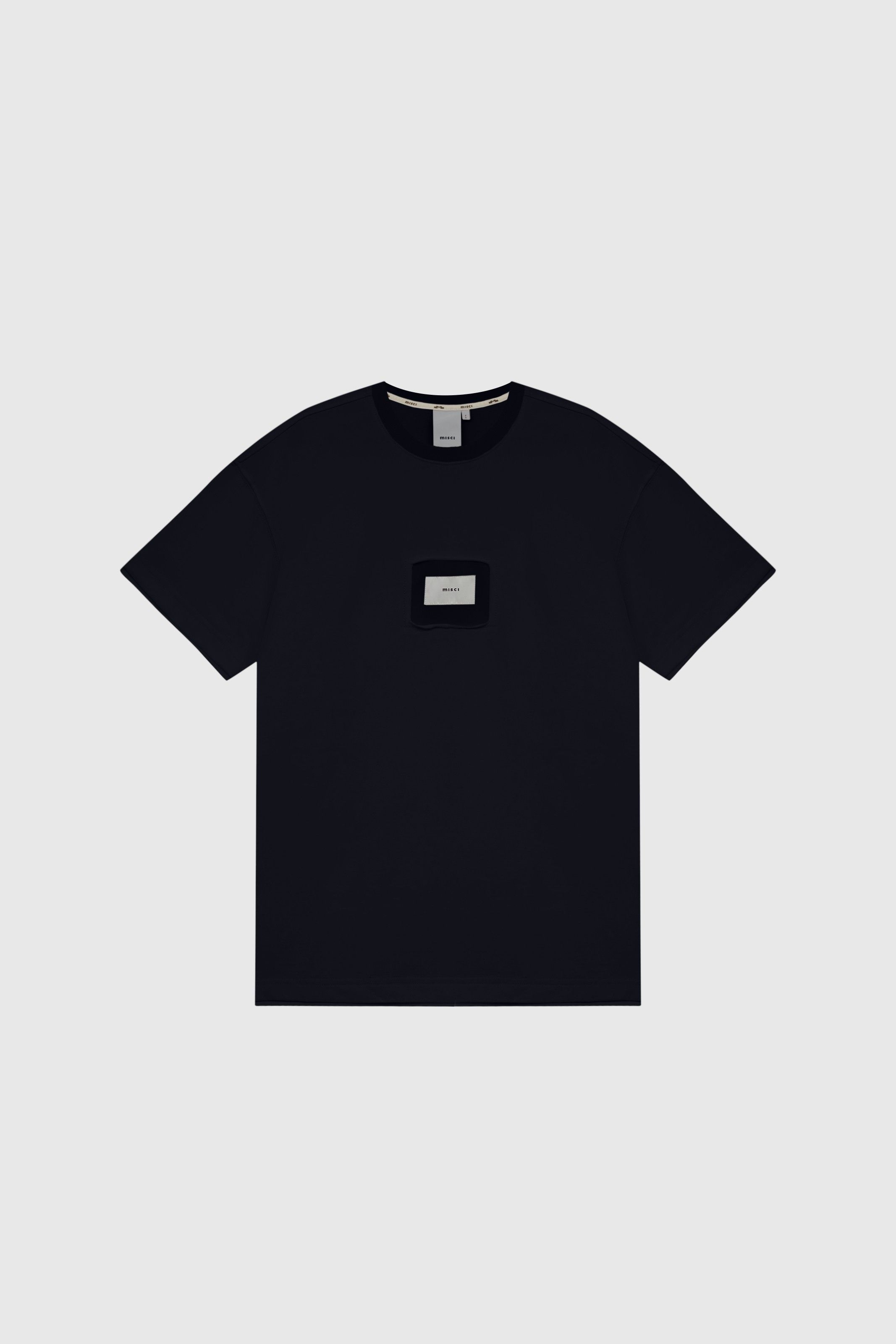 CAMISETA ETIQUETA MARINHO PRETO | BLACK NAVY ETIQUETA SHIRT