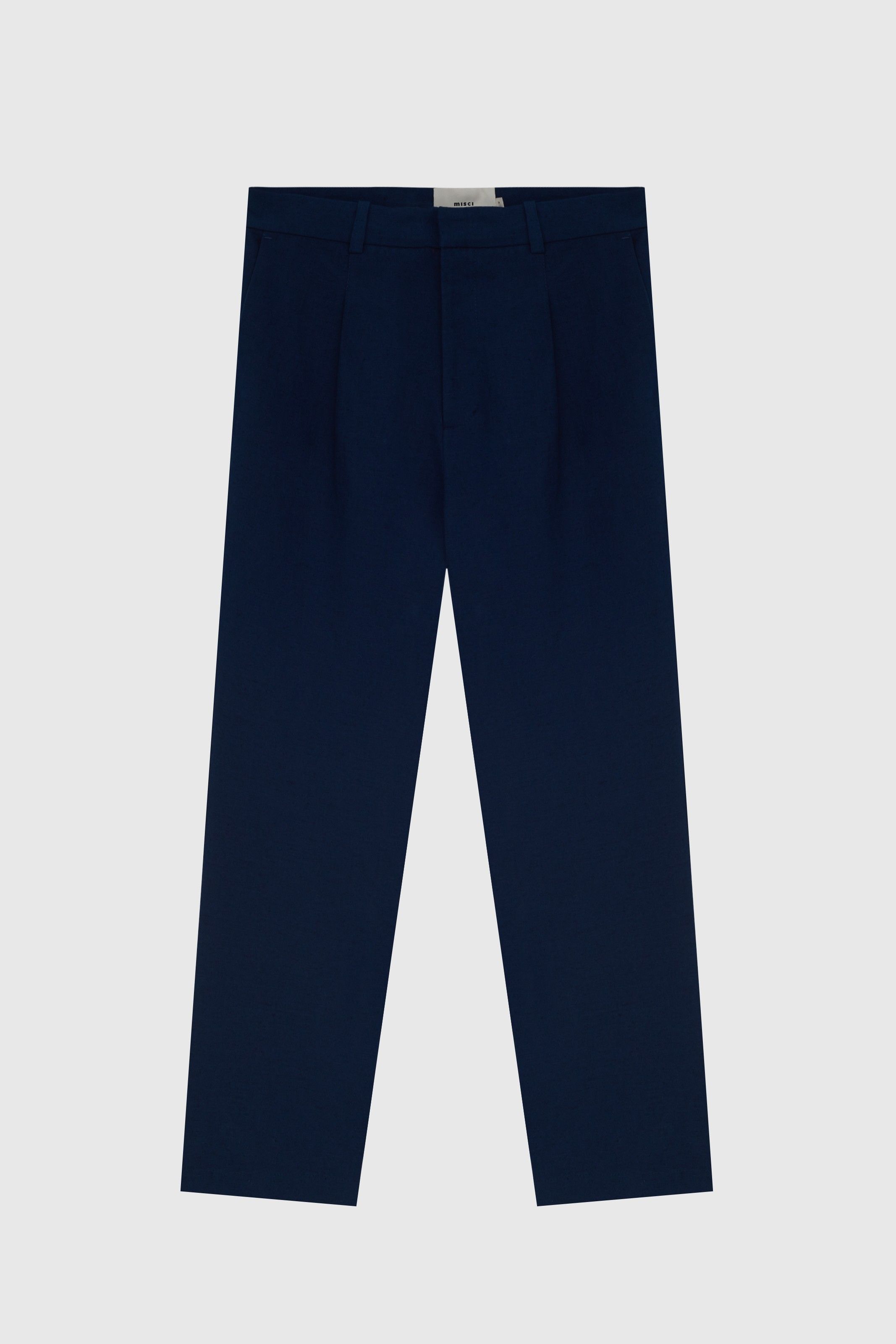 CALÇA JOSÉ LINHO AZUL OLIMPIA | OLYMPIA BLUE JOSÉ LINEN PANTS