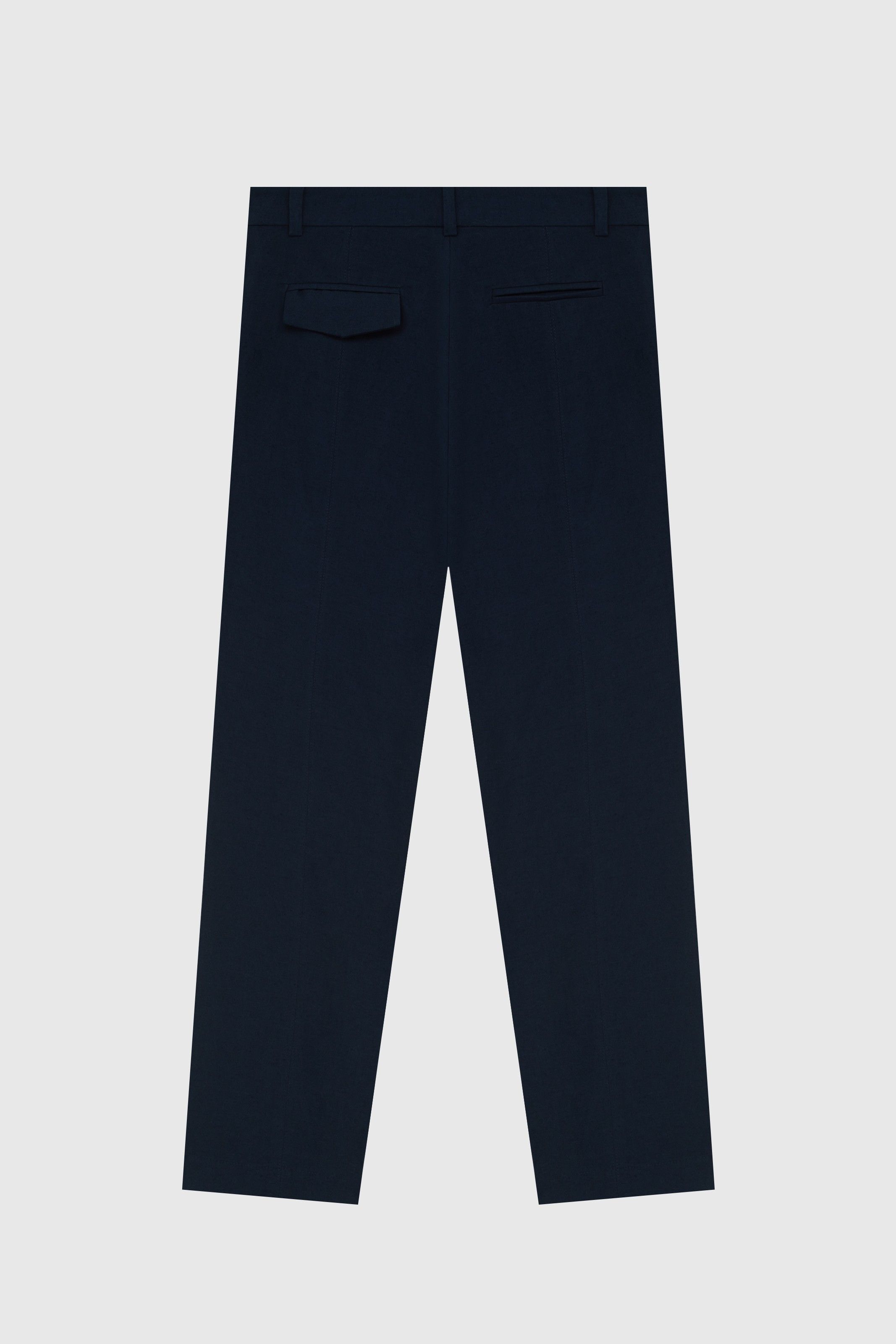 CALÇA JOSÉ LINHO MARINHO OLIMPIA | OLYMPIA NAVY JOSÉ LINEN PANTS