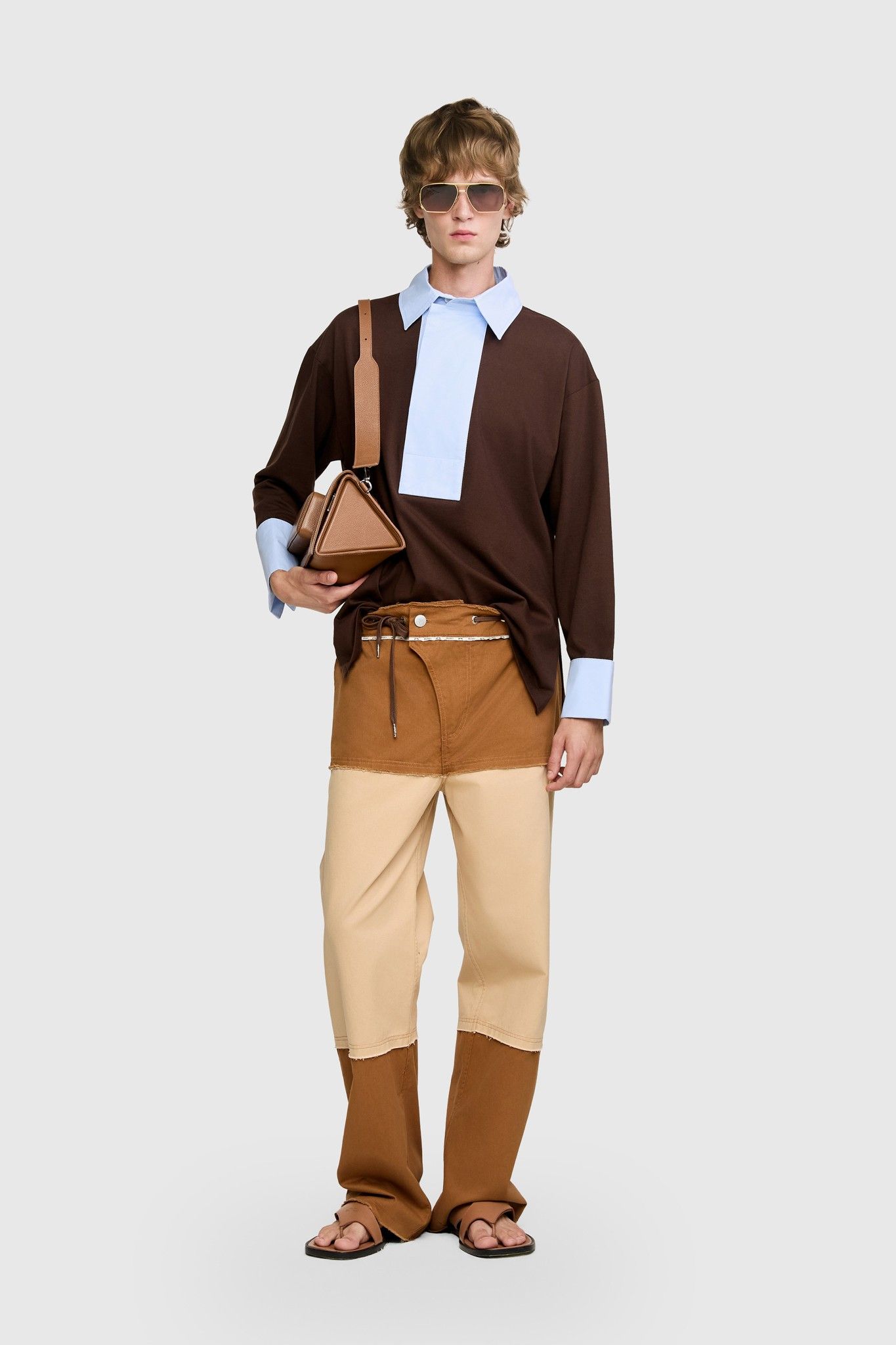 CALÇA TERRA SARJA CARAMELO BEGE | BEIGE CARAMEL TERRA TWILL PANTS