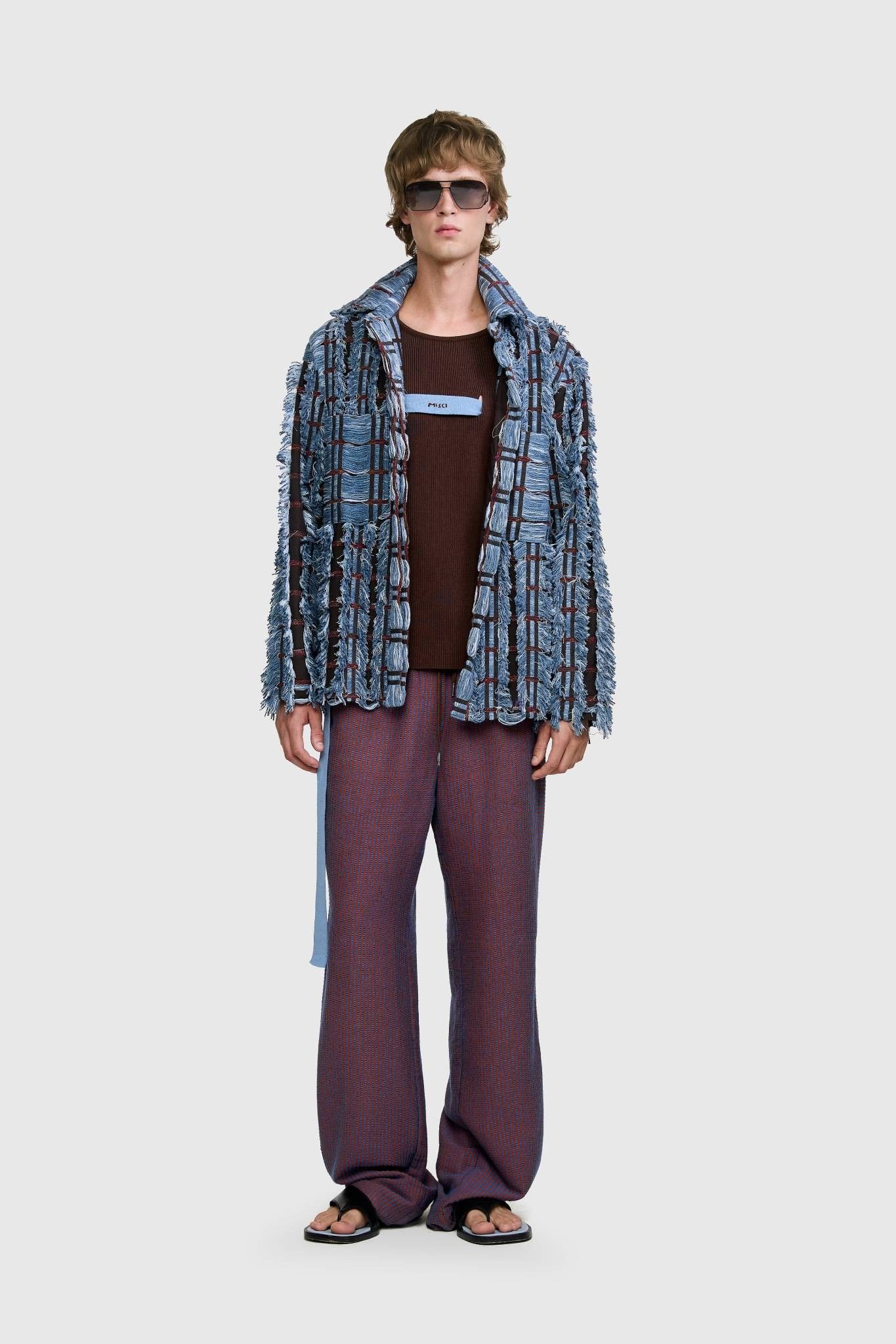 CAMISA MANGA LONGA GLADYS SAPÊ AZUL | GLADYS SAPÊ BLUE LONG SLEEVE SHIRT