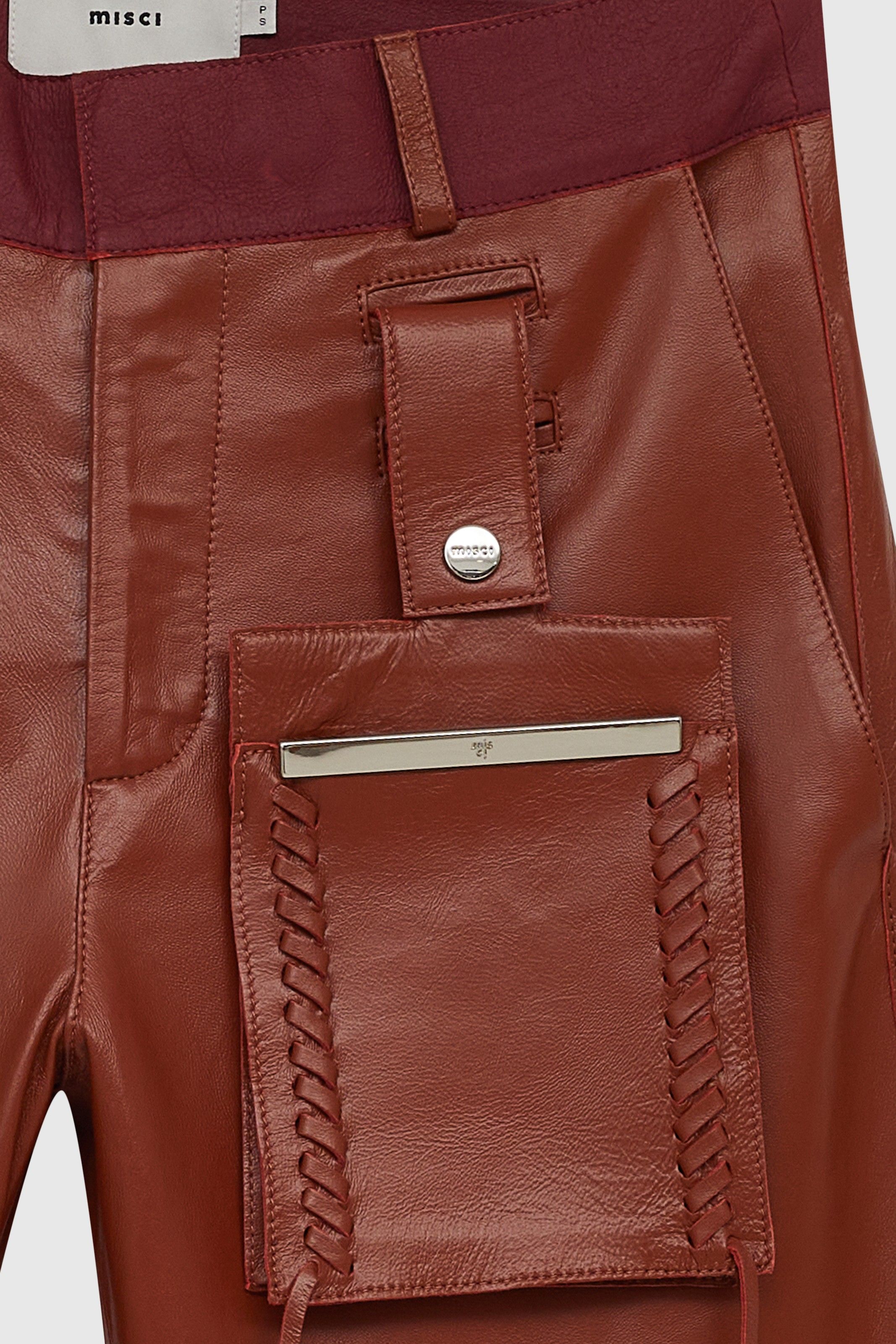 CALÇA ISA COURO | ISA LEATHER PANTS