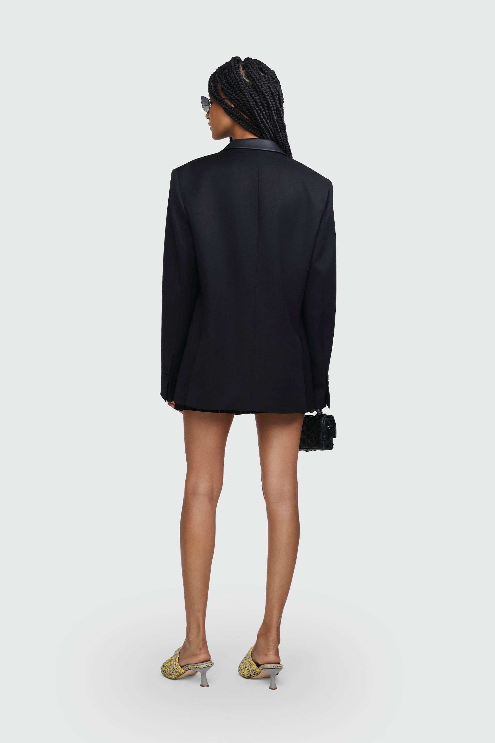 BLAZER ÍCONE LÃ FRIA PRETO | ÍCONE COOL WOOL BLACK BLAZER