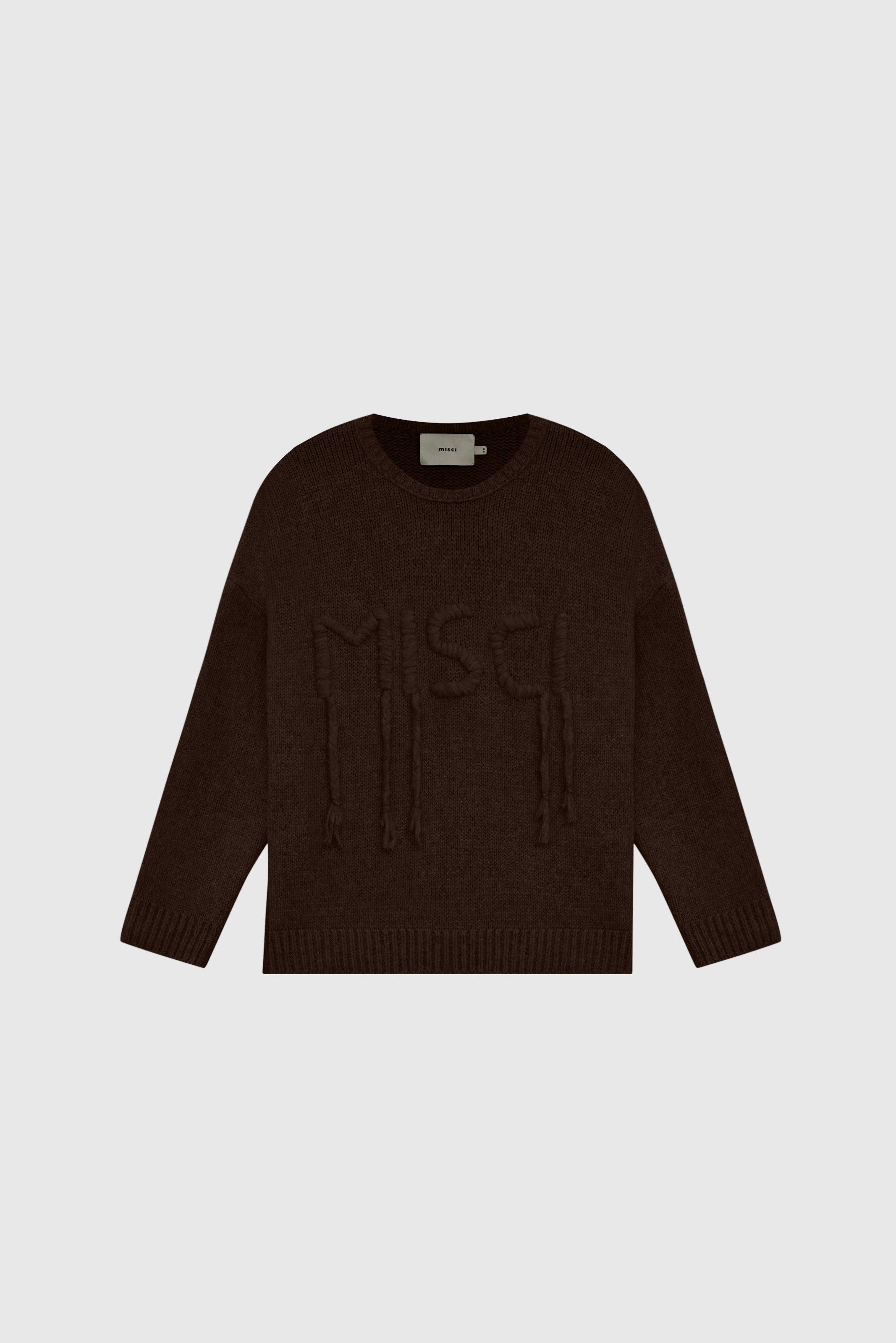 SUÉTER TRANÇA MARROM | BROWN TRANÇA SWEATER