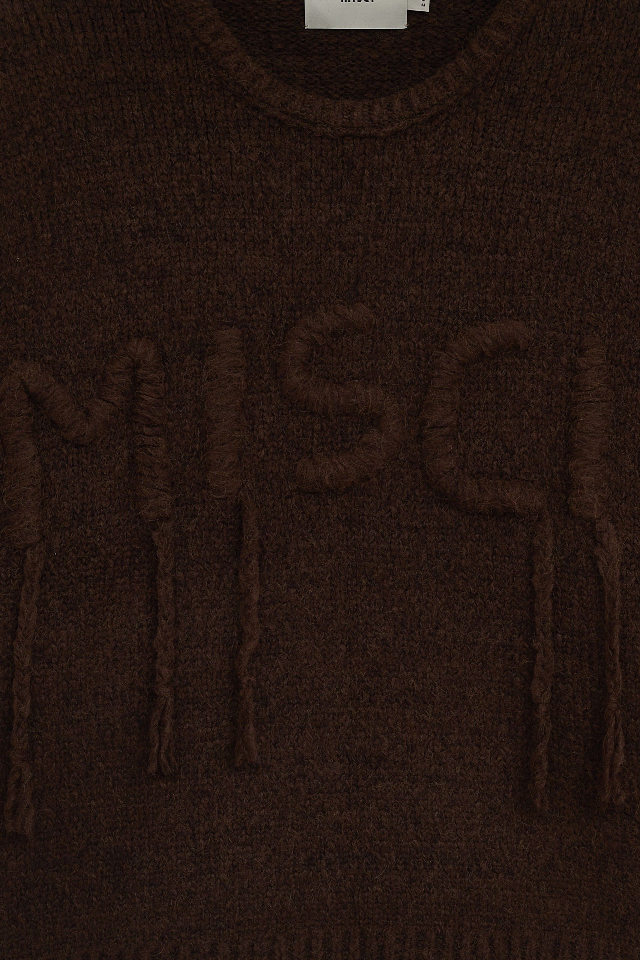 SUÉTER TRANÇA MARROM | BROWN TRANÇA SWEATER