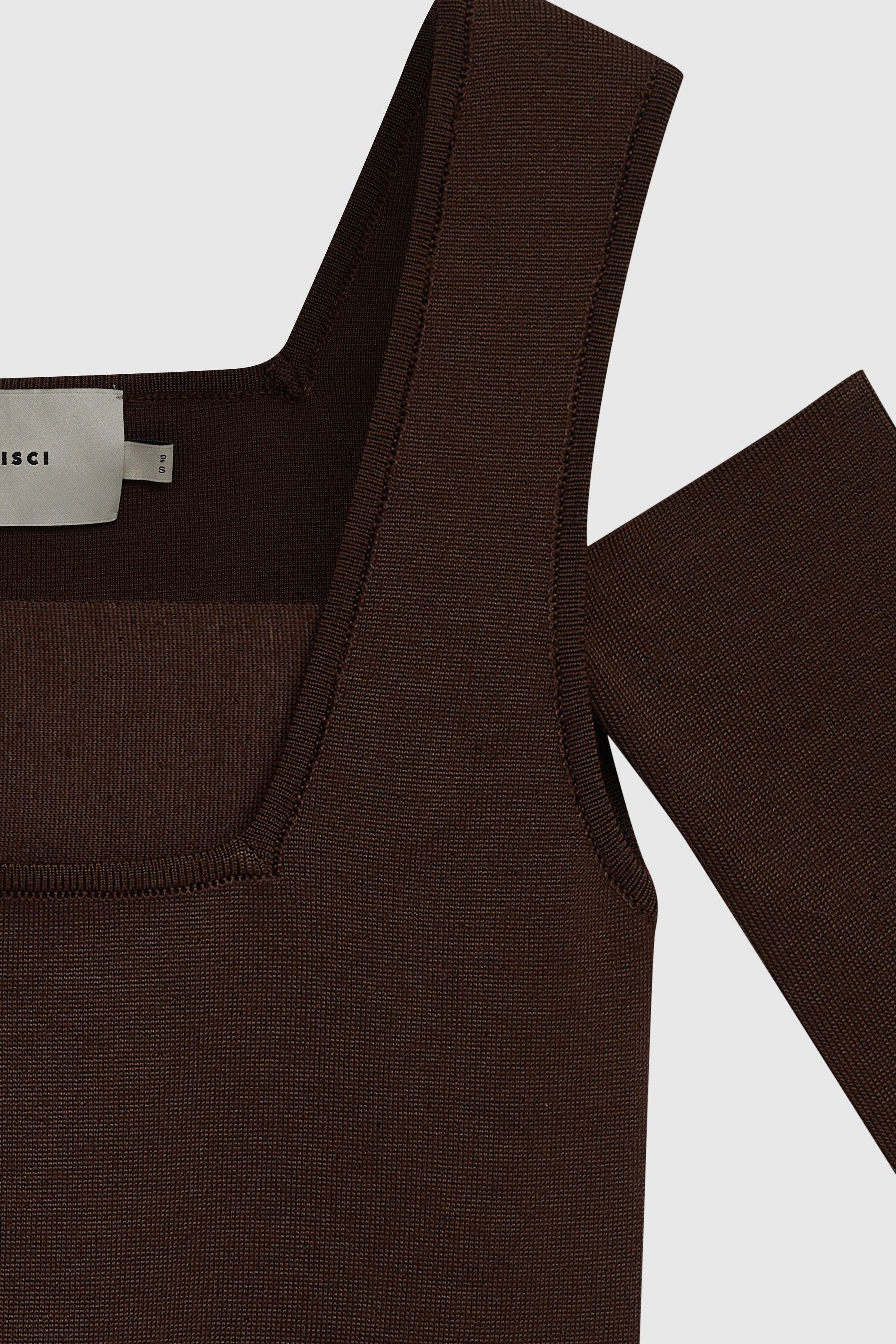 BLUSA LEILA MARROM | BROWN LEILA BLOUSE