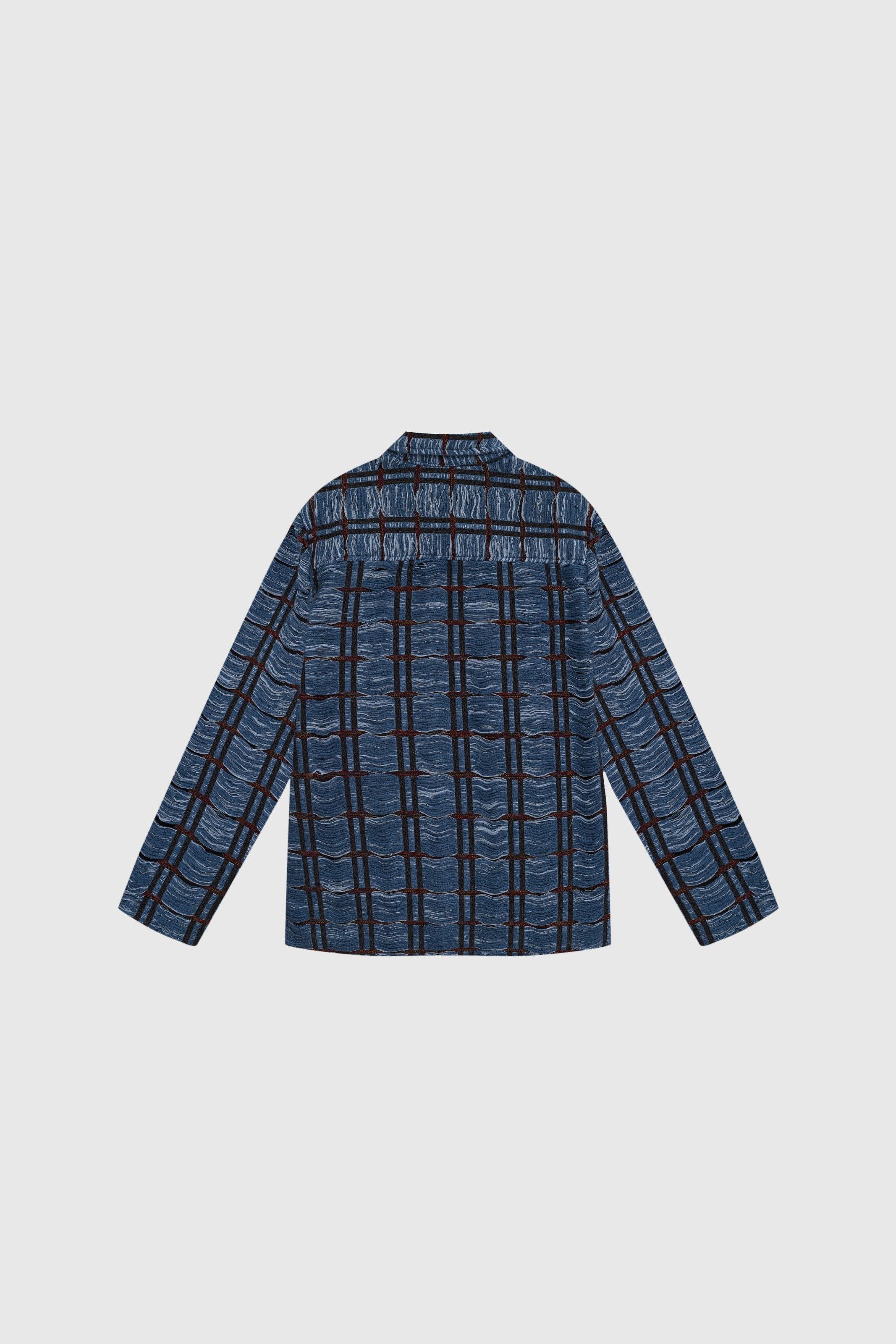 CAMISA MANGA LONGA GLADYS SAPÊ AZUL | GLADYS SAPÊ BLUE LONG SLEEVE SHIRT