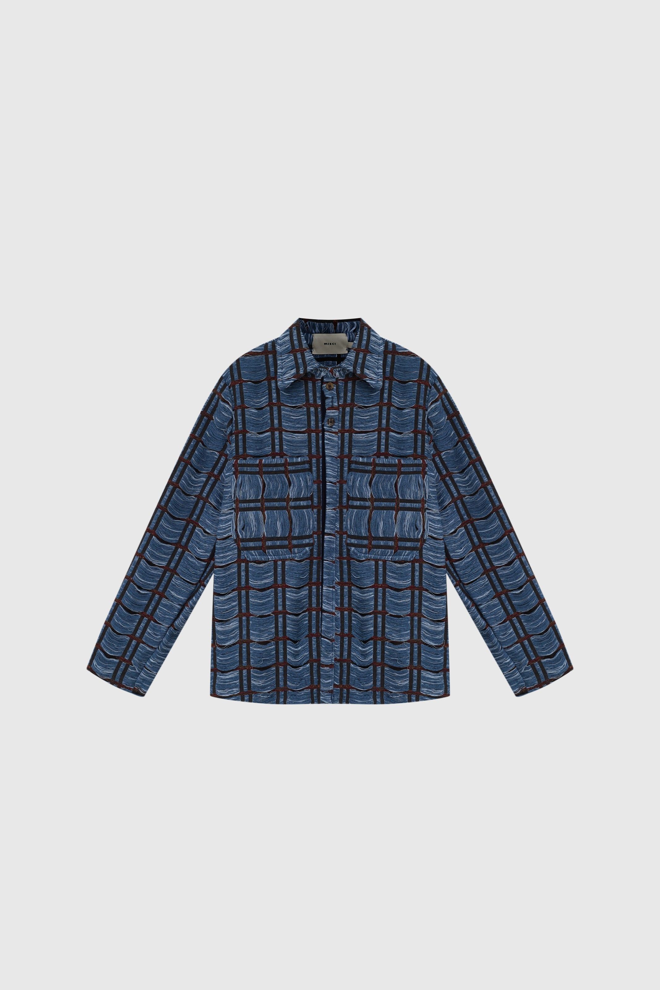 CAMISA MANGA LONGA GLADYS SAPÊ AZUL | GLADYS SAPÊ BLUE LONG SLEEVE SHIRT
