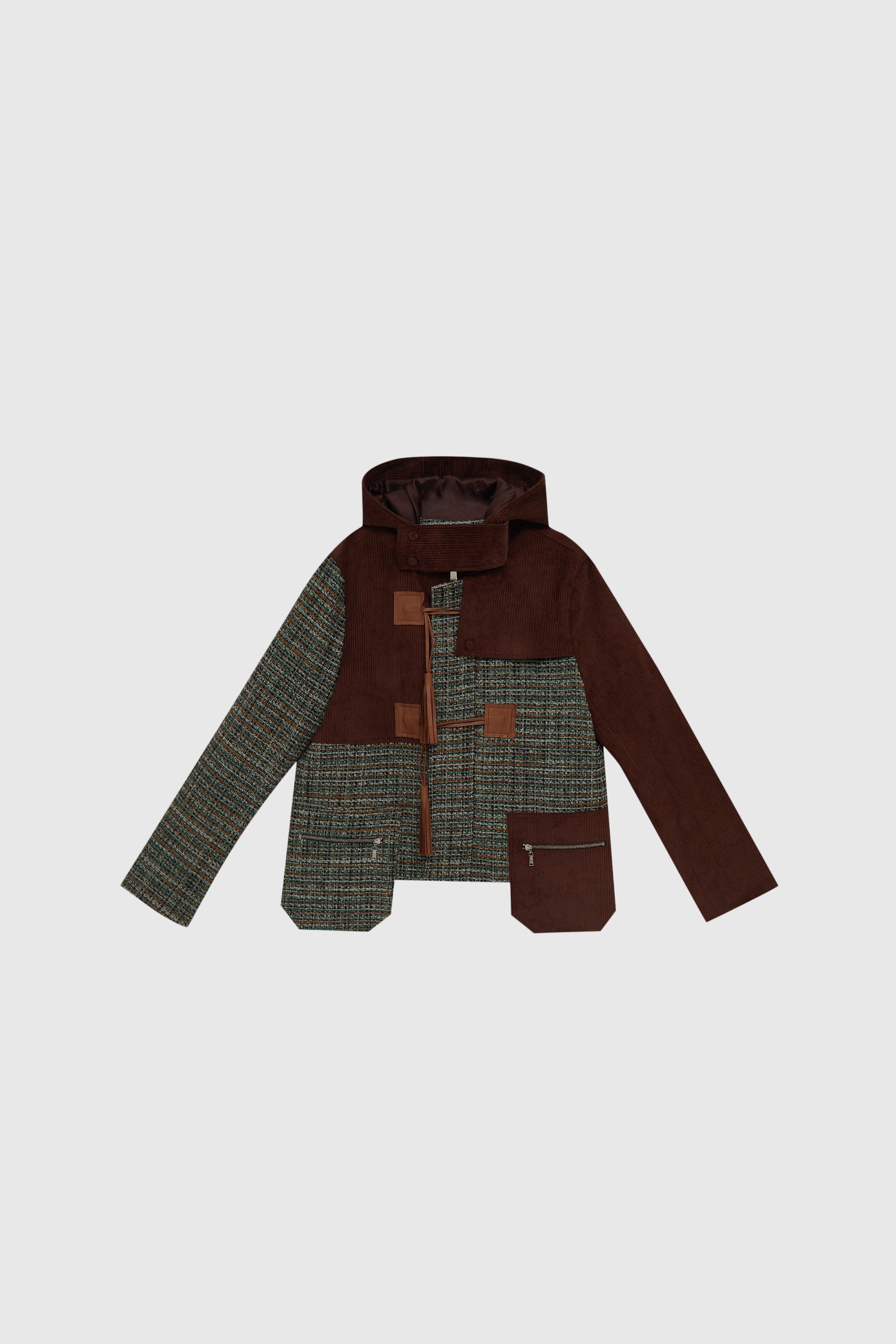 JAQUETA LUZ TWEED VERDE | LUZ GREEN TWEED JACKET