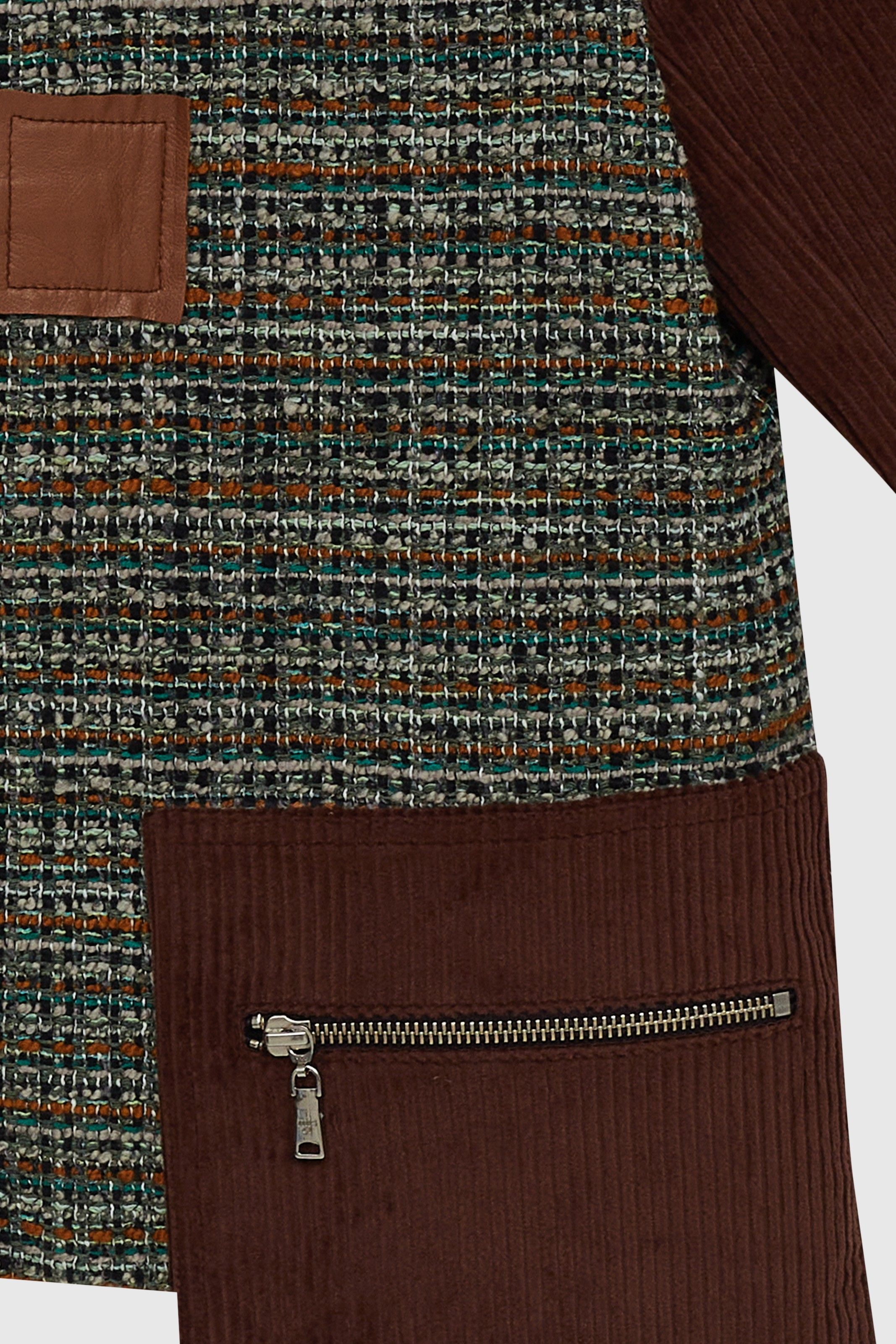 JAQUETA LUZ TWEED VERDE | LUZ GREEN TWEED JACKET