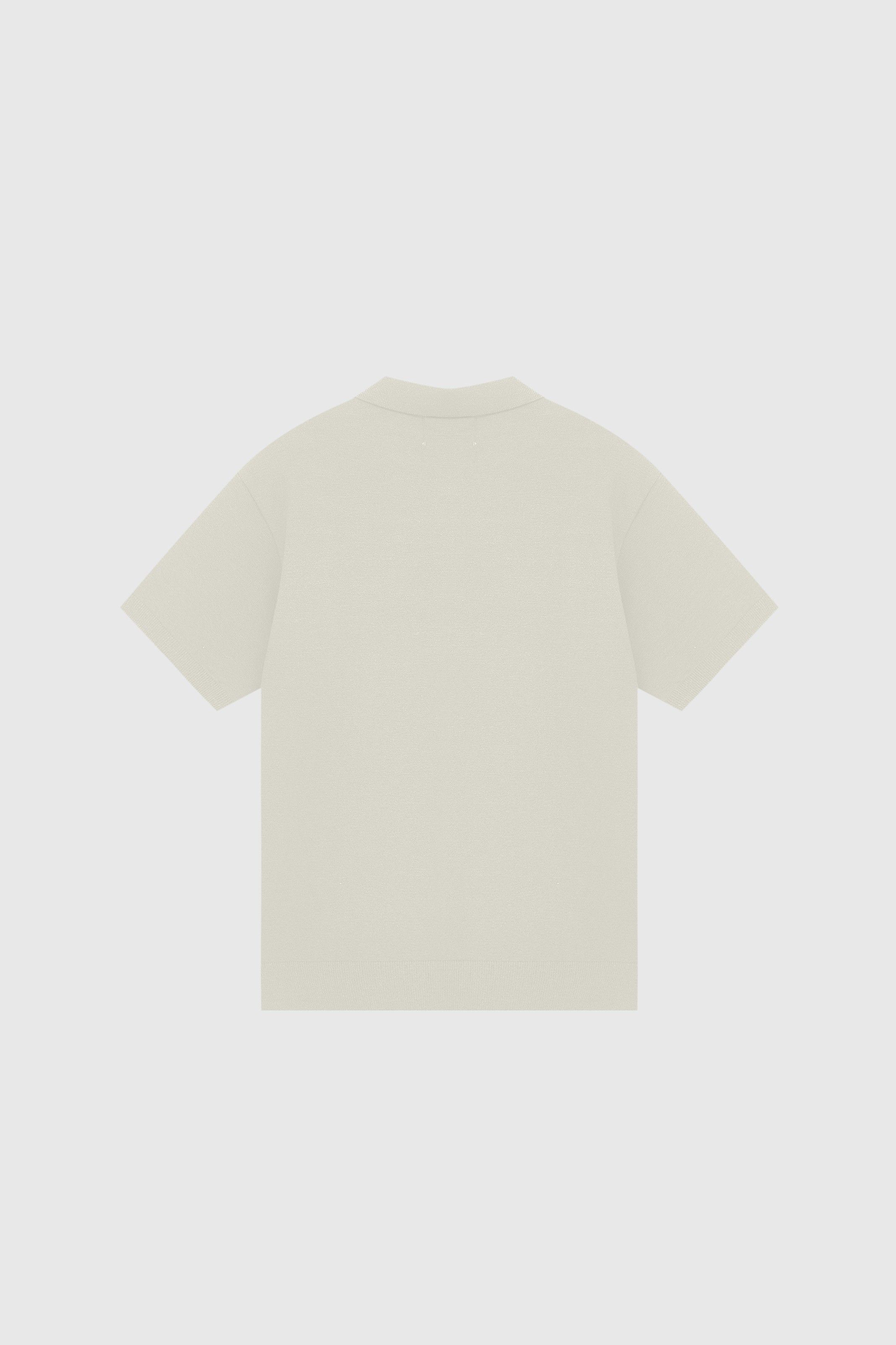 CAMISA POLO CAATINGA TRICOT OFF WHITE | CAATINGA OFF WHITE KNITTED POLO SHIRT