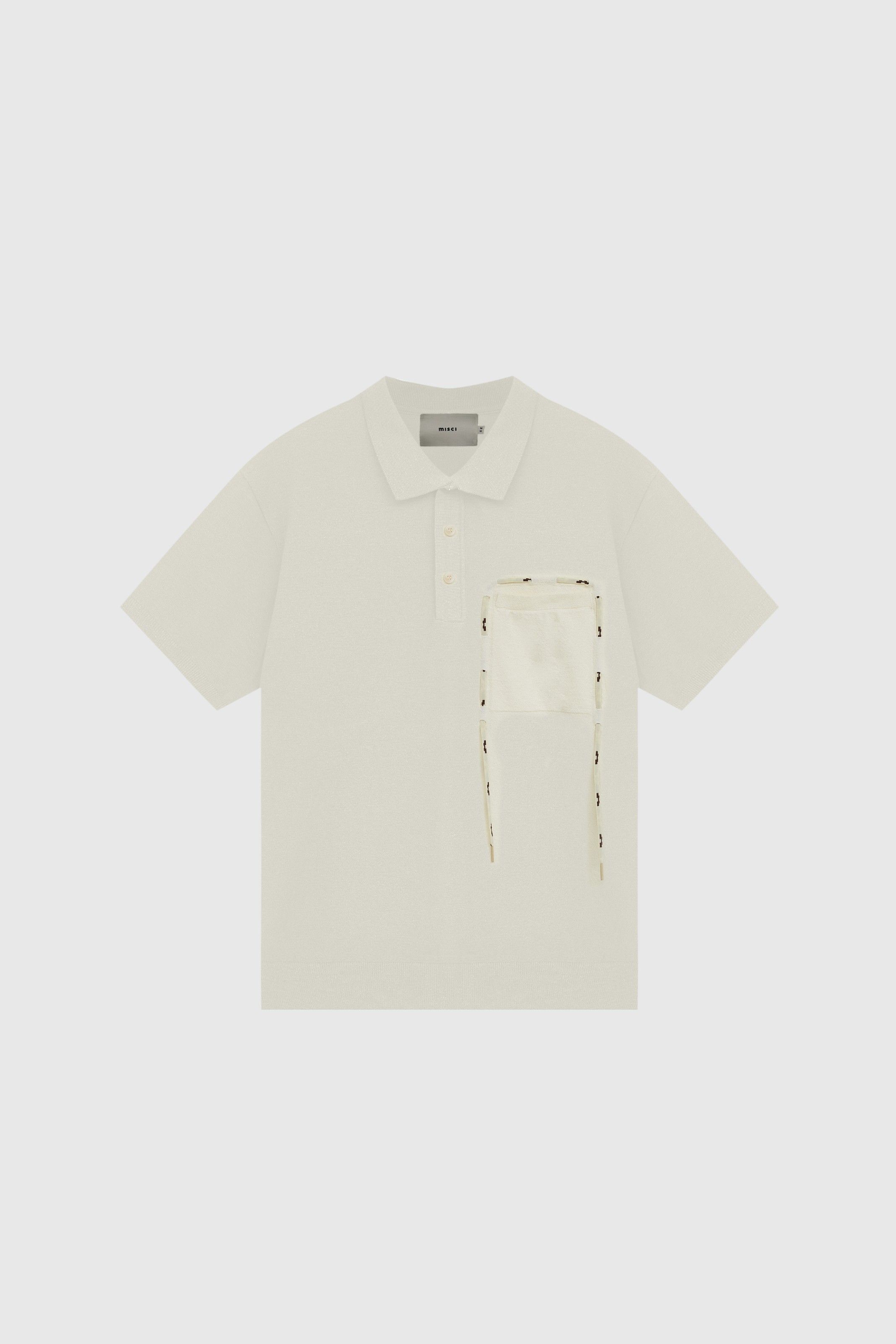 CAMISA POLO CAATINGA TRICOT OFF WHITE | CAATINGA OFF WHITE KNITTED POLO SHIRT