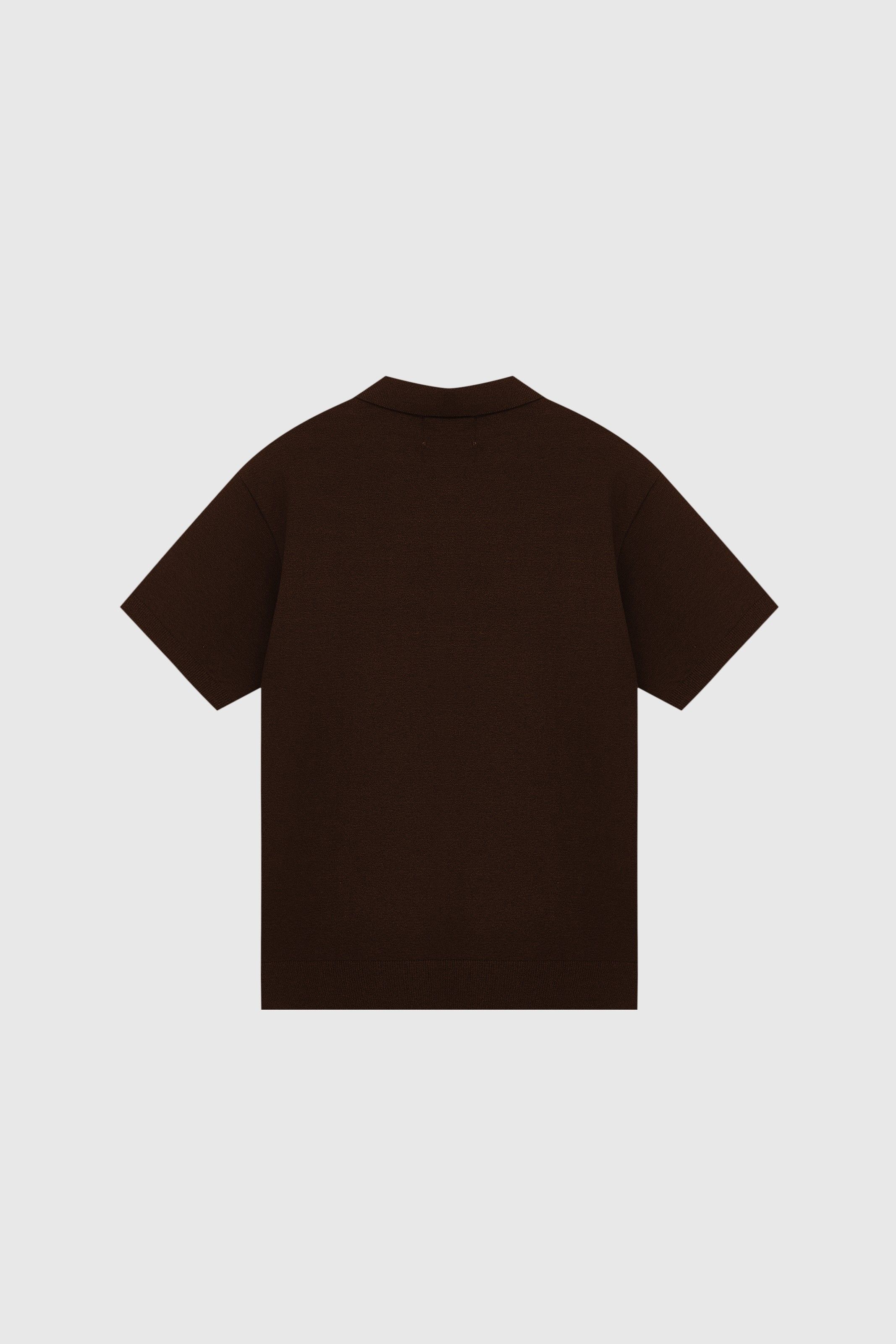 CAMISA POLO CAATINGA TRICOT CAFÉ | CAATINGA COFFEE KNITTED POLO SHIRT