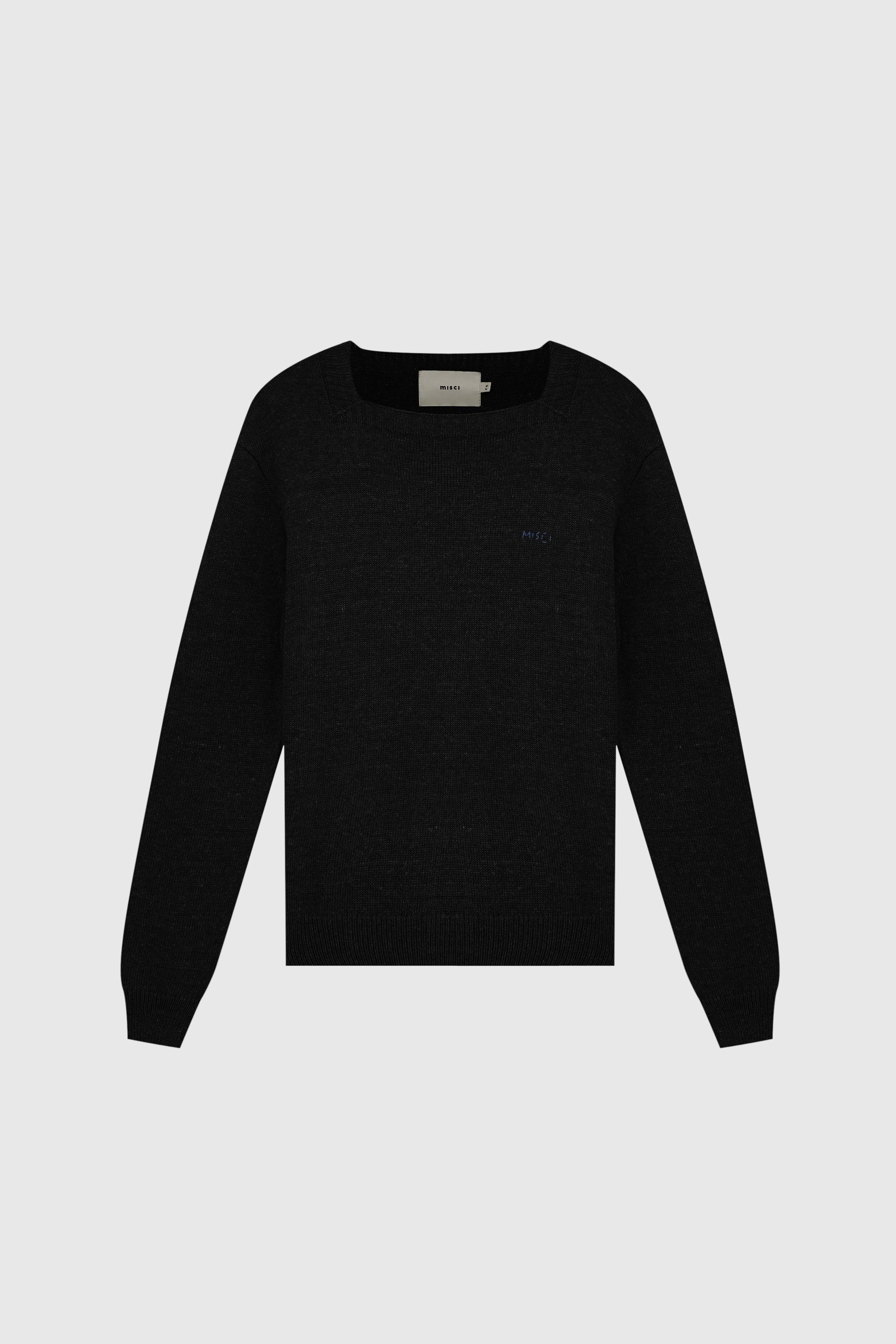 SUETER SEQUÊNCIA TRICOT PRETO | BLACK SEQUÊNCIA SWEATER