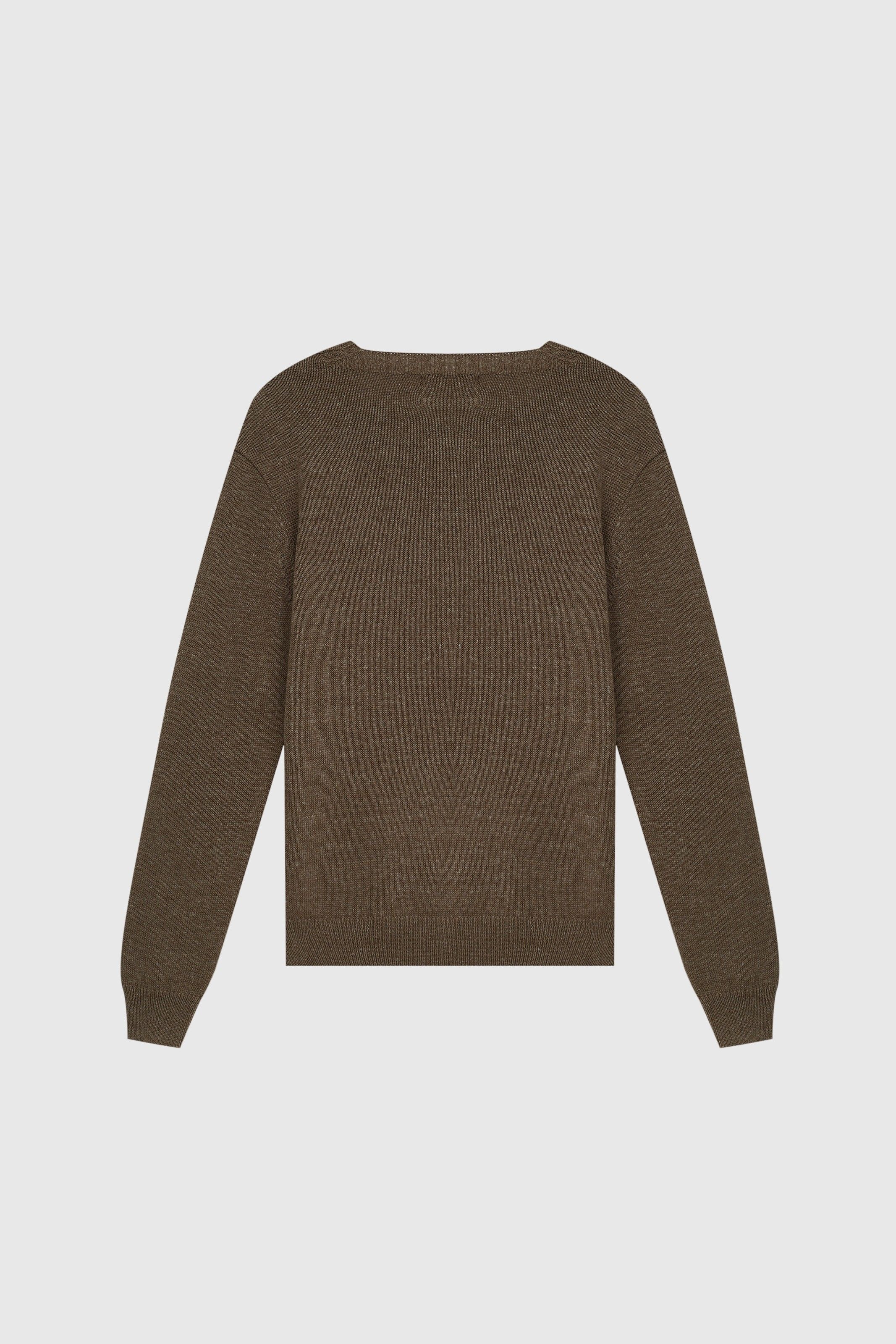 SUETER SEQUÊNCIA TRICOT BEGE | BEIGE SEQUÊNCIA SWEATER