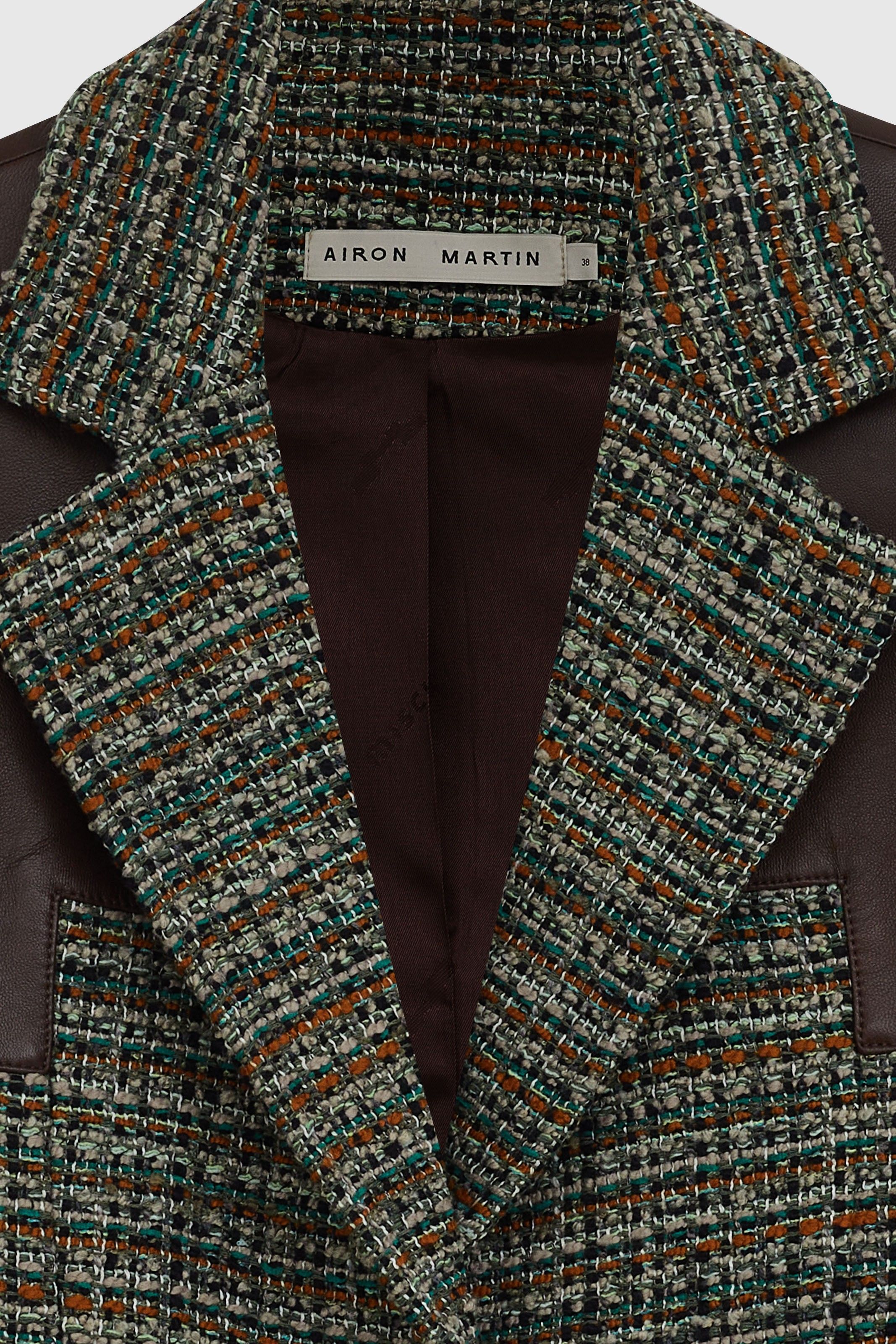 BLAZER HELENA TWEED VERDE | GREEN HELENA TWEED BLAZER