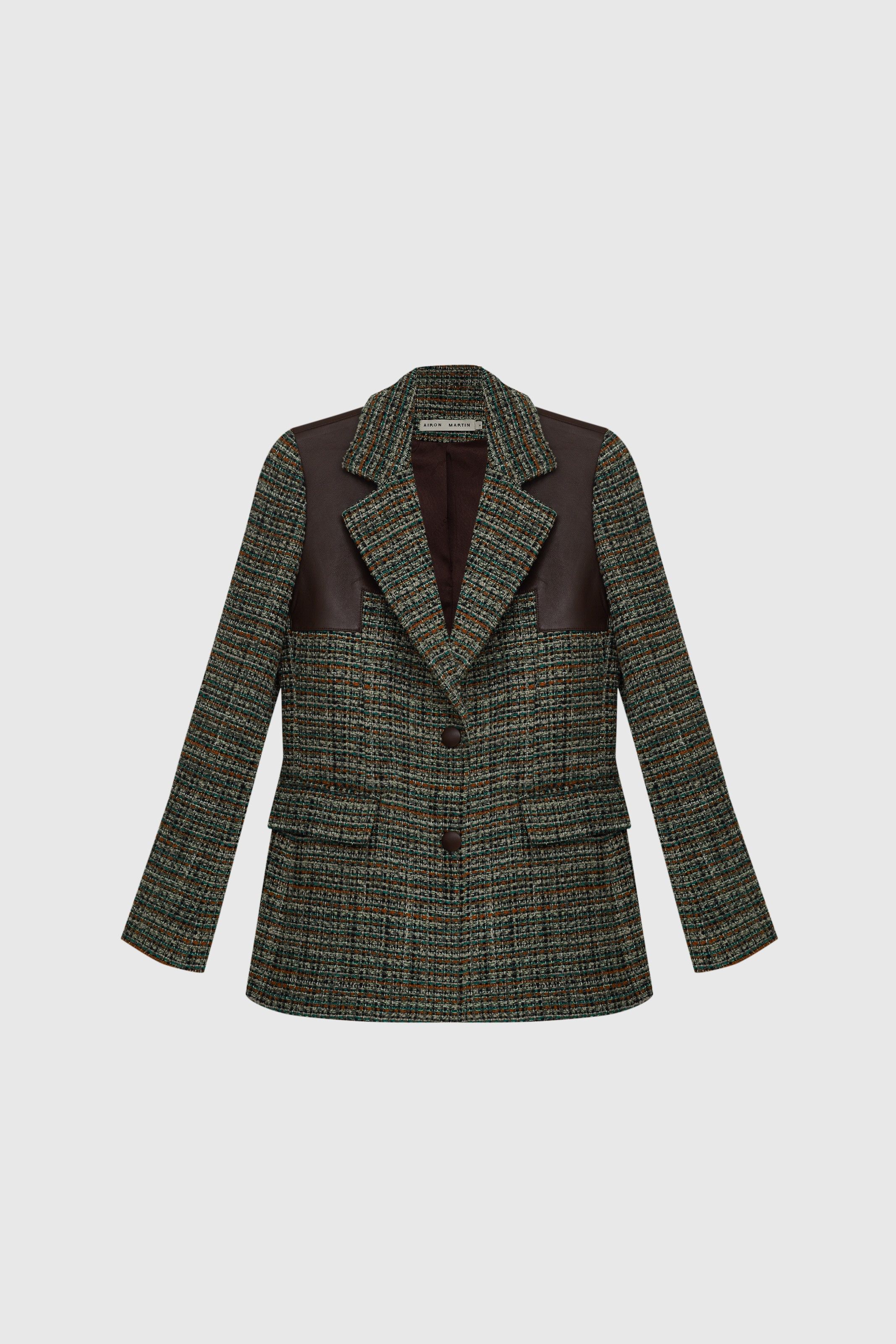 BLAZER HELENA TWEED VERDE | GREEN HELENA TWEED BLAZER