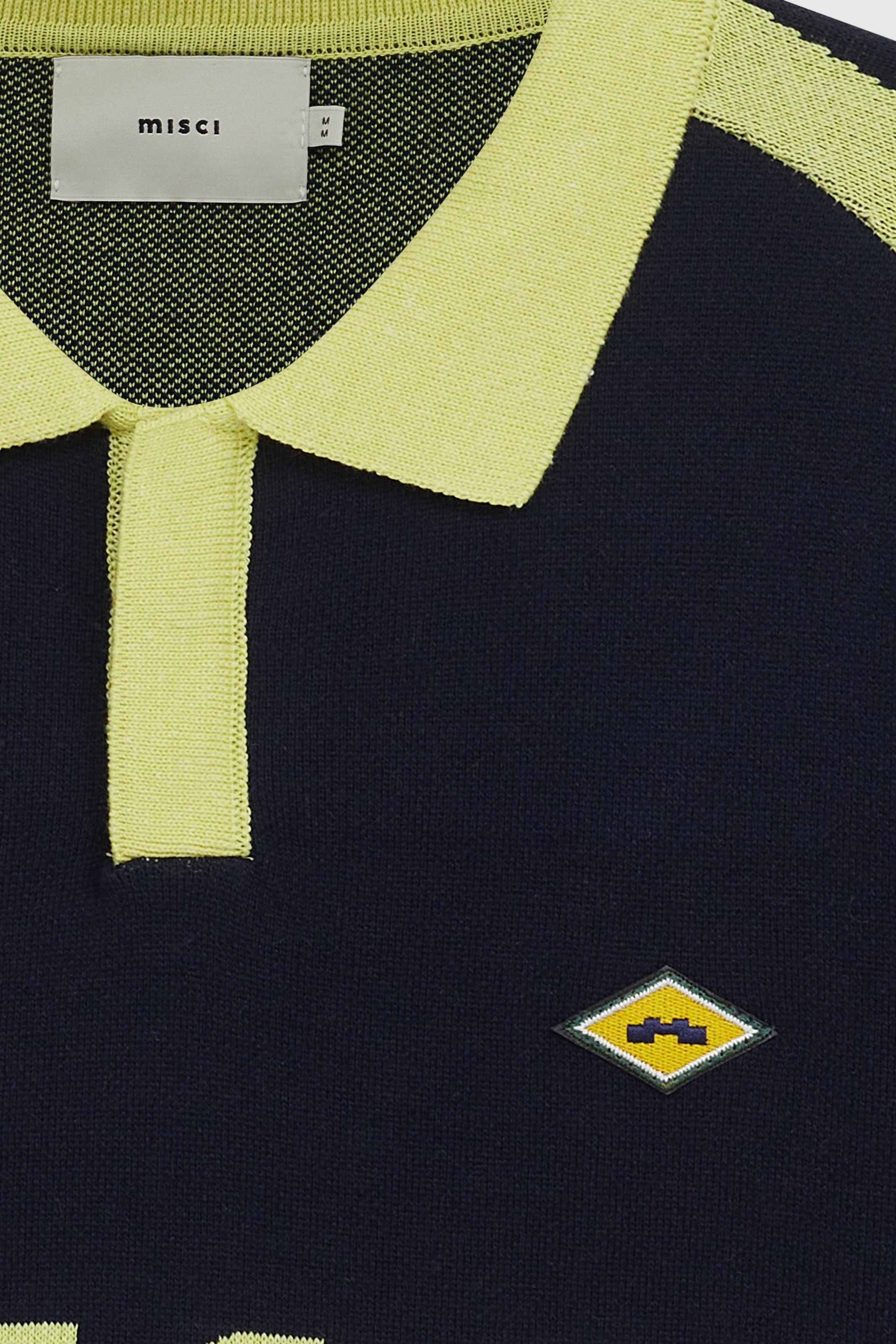 POLO TORCIDA MARINHO AMARELO | NAVY YELLOW POLO FAN