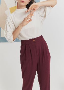 Calça Cajuína Beterraba