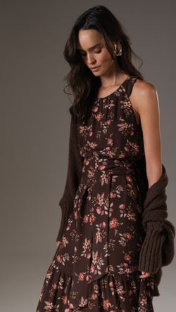 VESTIDO VISCOSE OUTONO GOLA CARECA S/ MANGA