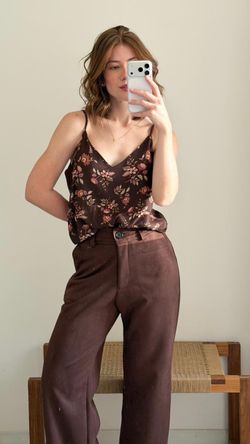 BLUSA VISCOSE OUTONO TRIÂNGULO ALÇA