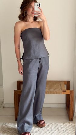 BLUSA LINHO NOBRE CORSELET S/ ALÇA