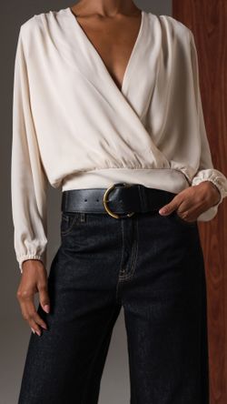 BLUSA CREPE PRIME TRANSPASSADA MANGA L.