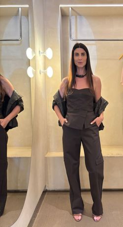 BLUSA PLANE COTTON PEPLUM S/ ALÇA
