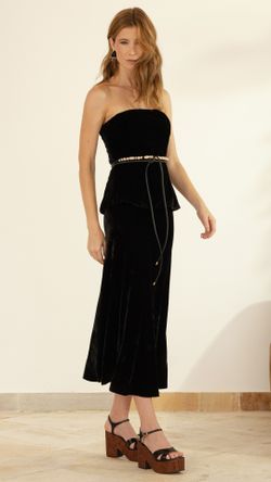 BLUSA VELUDO ROYALE CORSELET S/ ALÇA