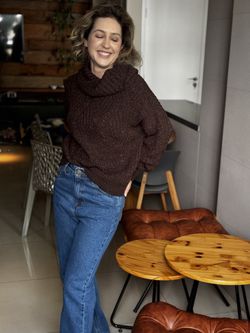 BLUSA TRICOT ACONCHEGO MANGA L. GOLA BOBA