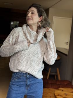 BLUSA TRICOT ACONCHEGO MANGA L. GOLA BOBA