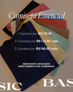 CAMISETA ESSENCIAL GOLA V